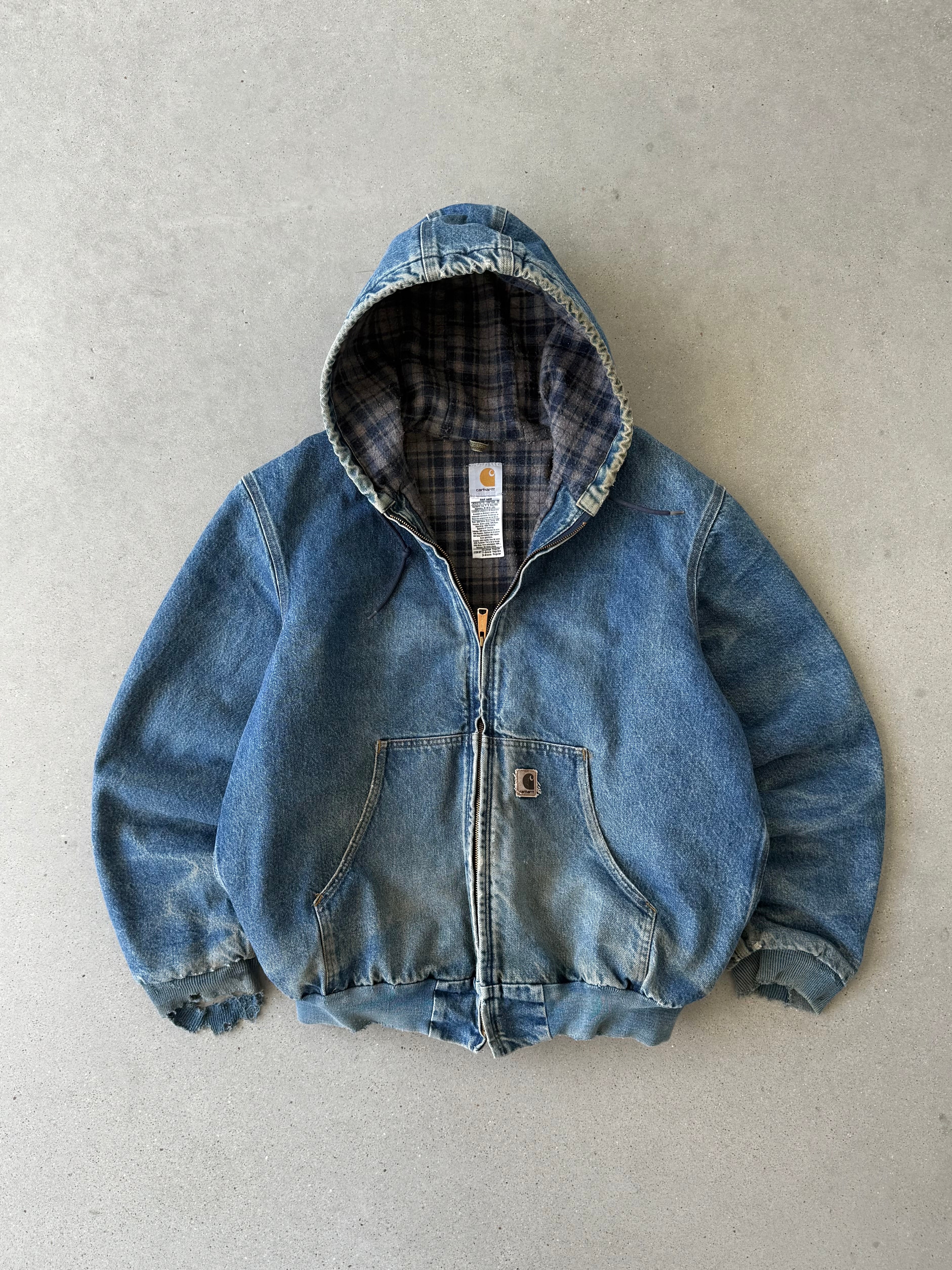 Vintage Carhartt Denim J139 DST Active Jacket - XL