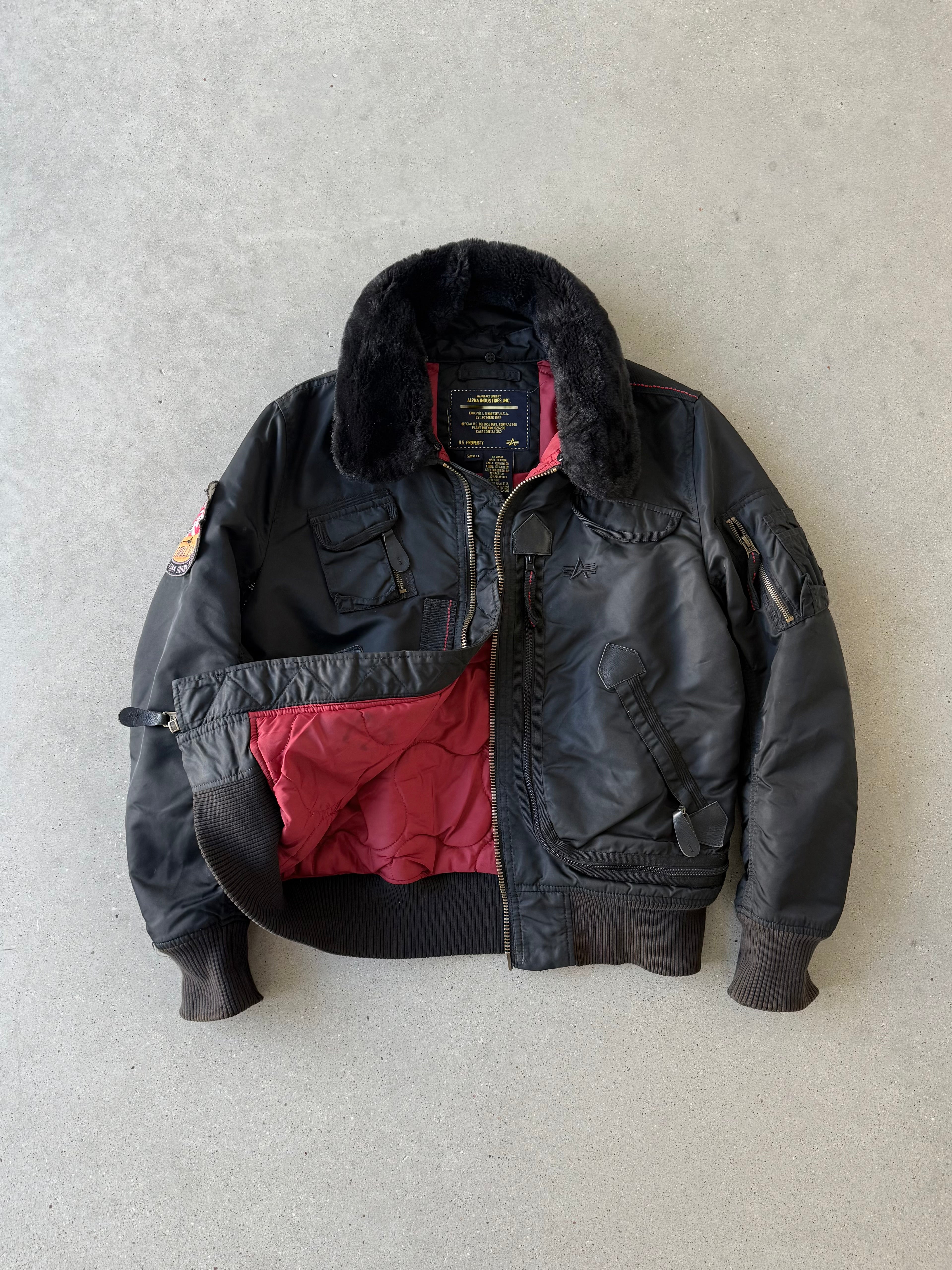 Vintage Alpha Industries Inc. Military B-15 Bomber Jacket - S