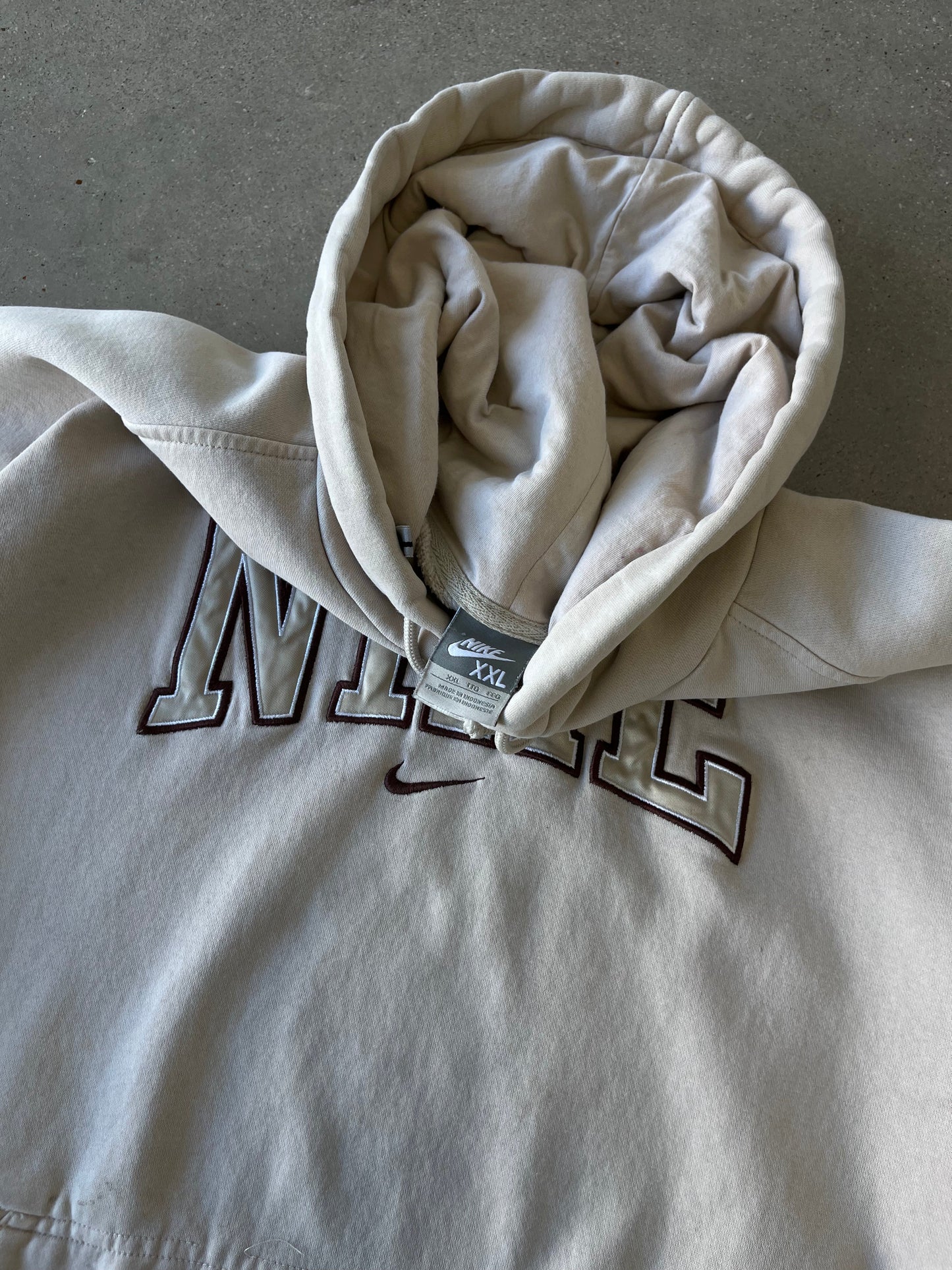 Vintage Nike Spellout Hoodie - XXL