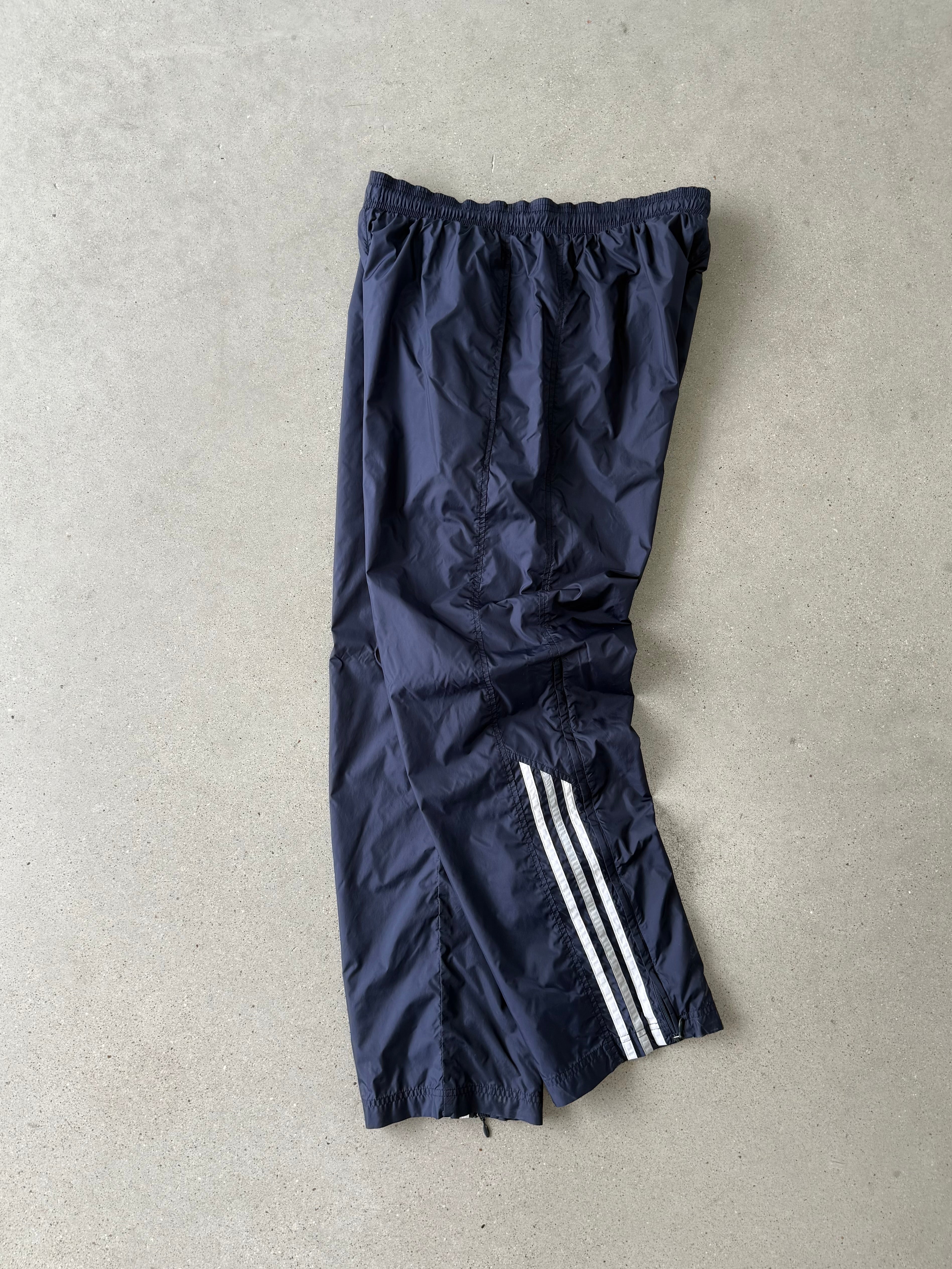 Vintage Adidas Navy/White Track Pants - S