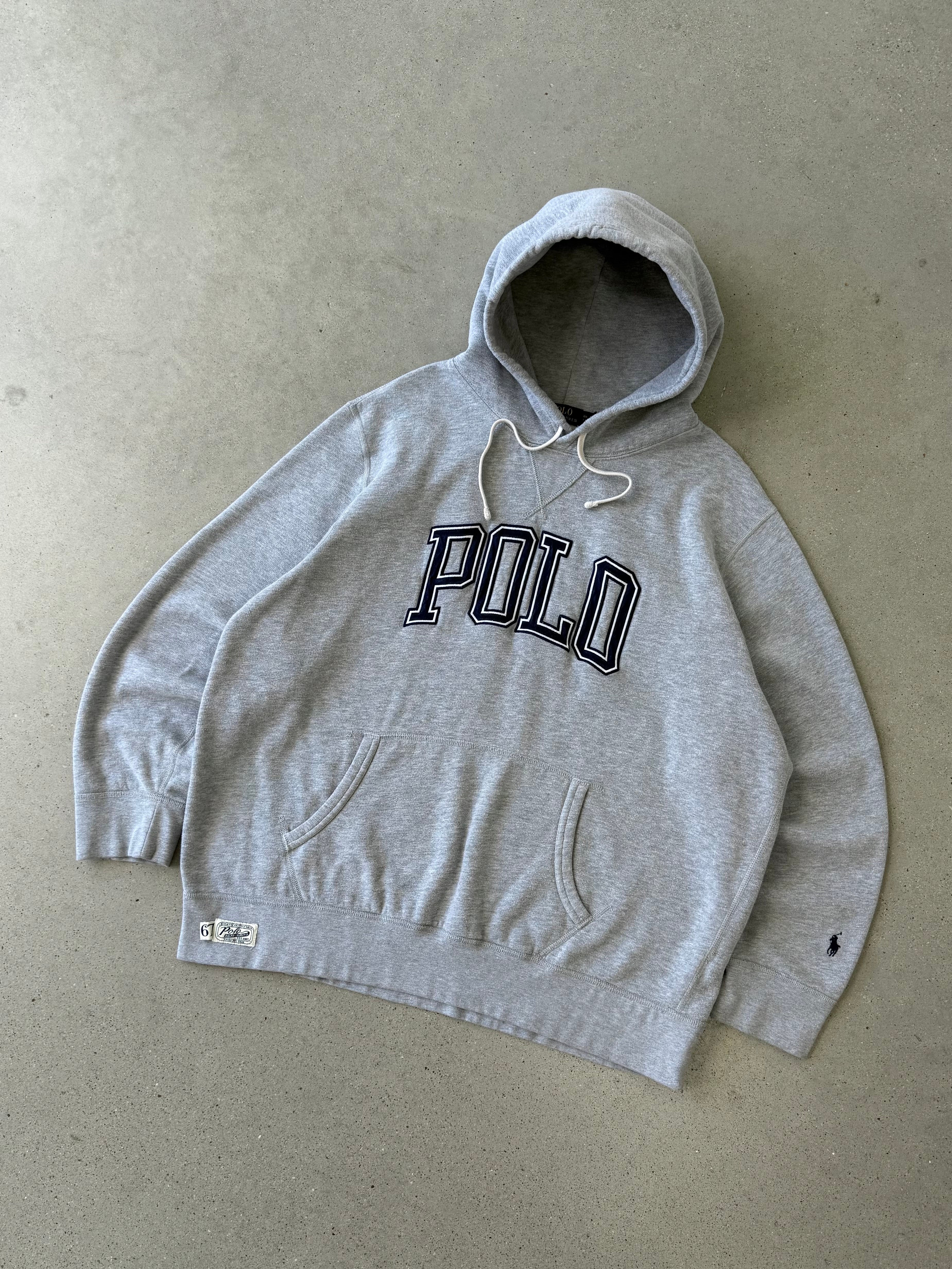 Vintage Polo Ralph Lauren Logo Hoodie - XXL