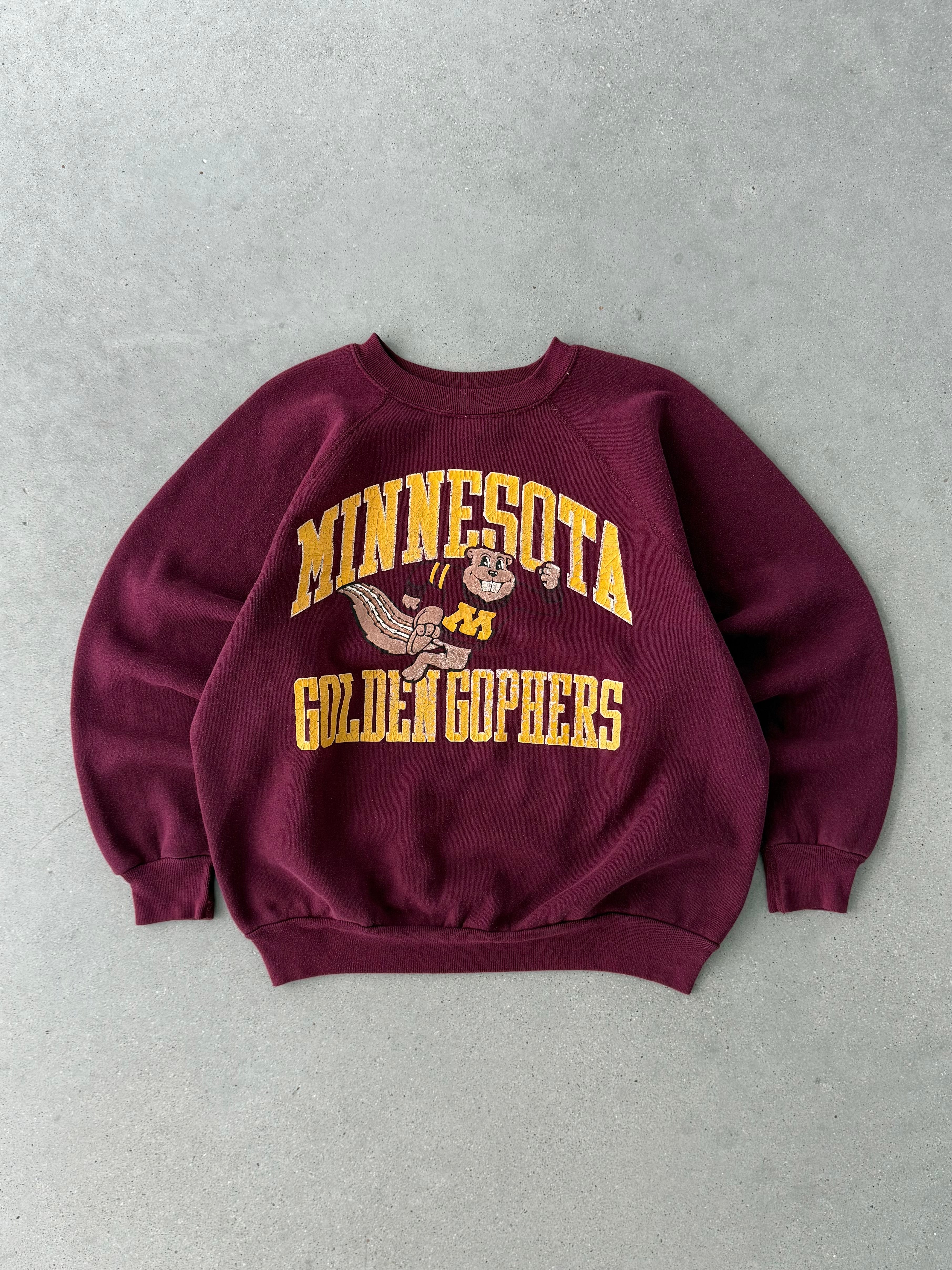 Vintage Minnesota Golden Gophers Crewneck - XL