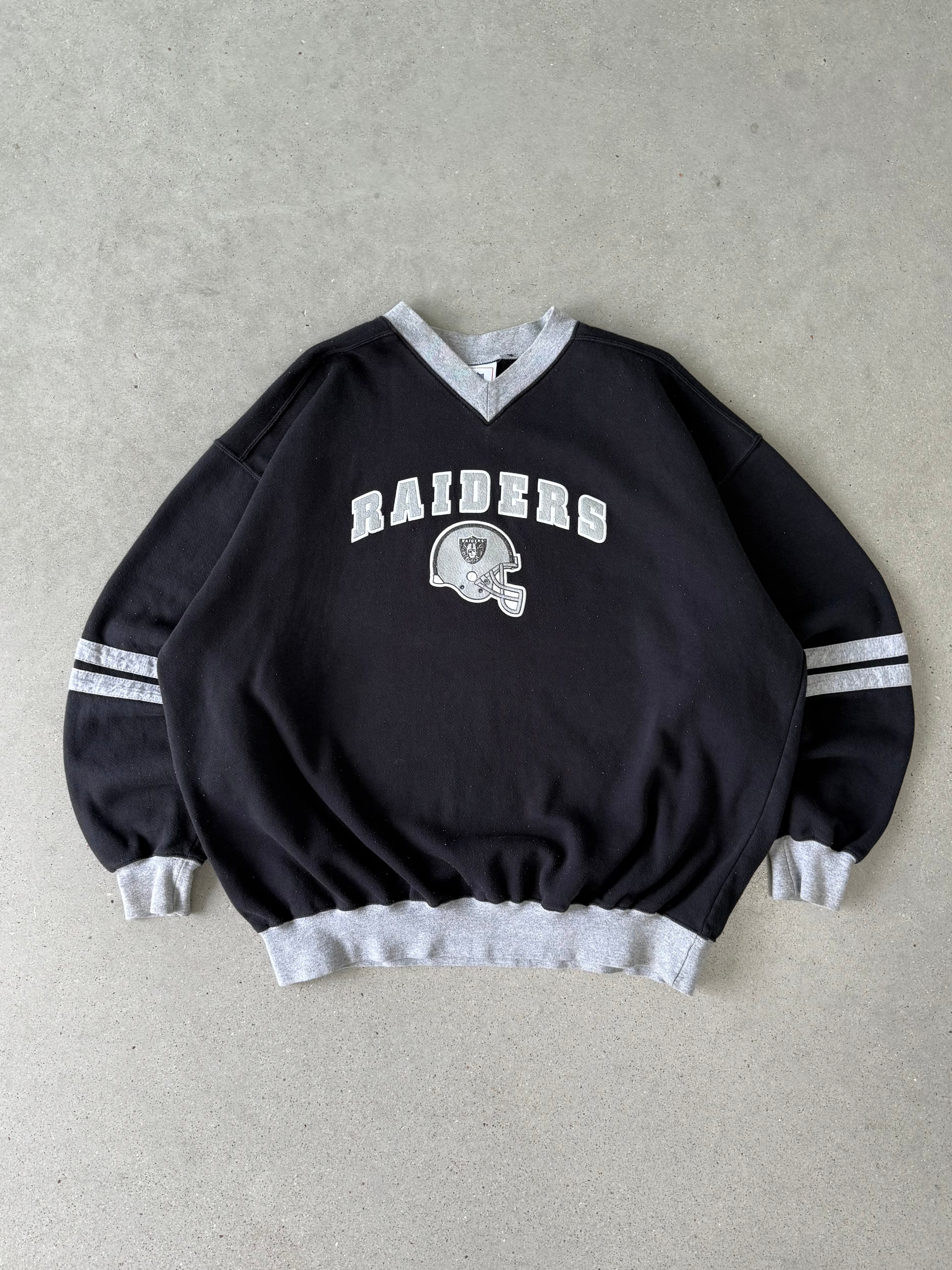 Vintage 1990s Oakland Raiders Crewneck - XL