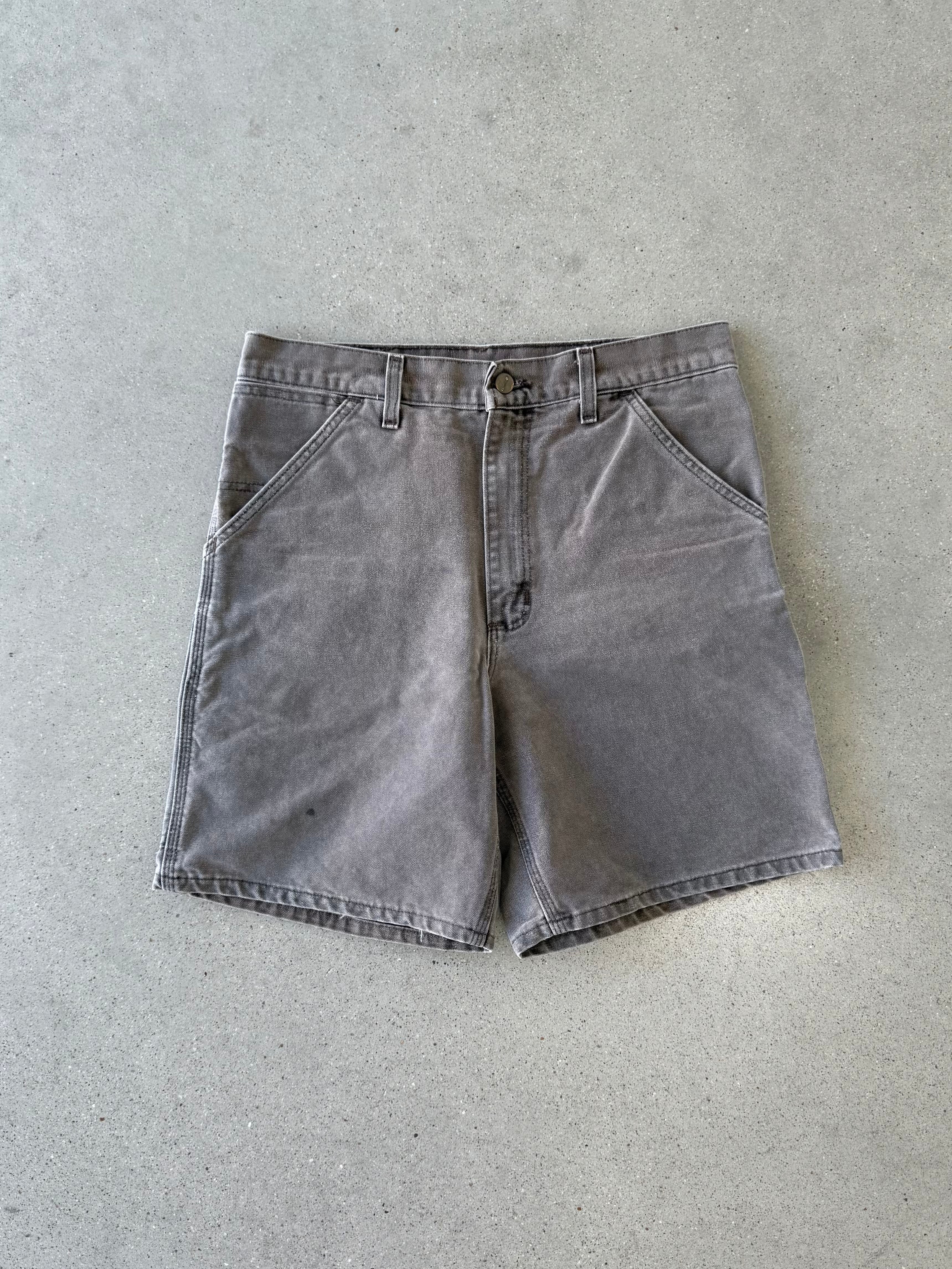 Vintage Carhartt Coffee Brown Carpenter Shorts - 32W