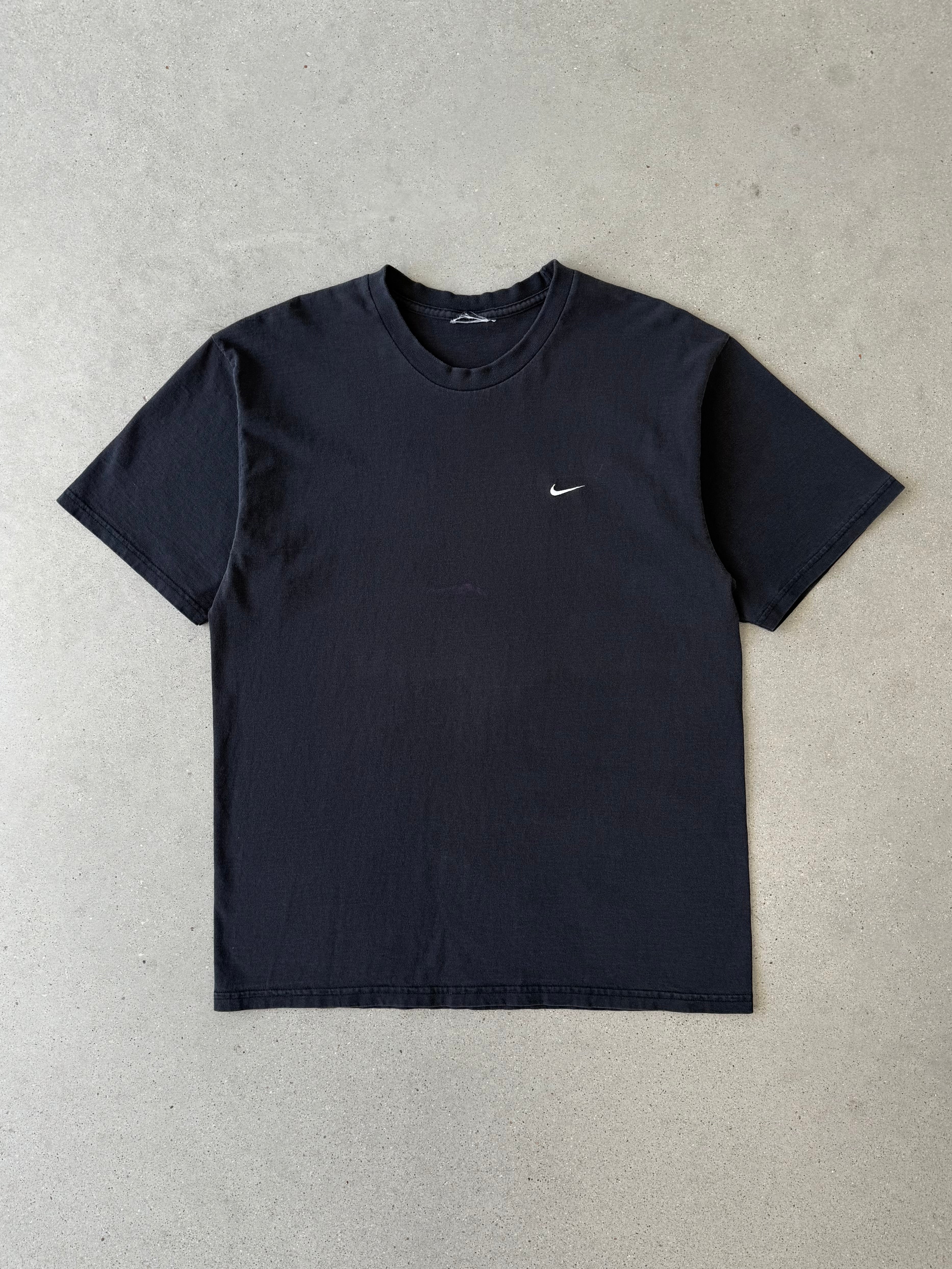 Vintage Nike Mini Swoosh Black Tee - L