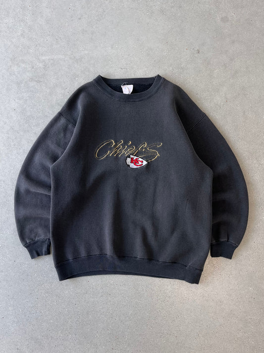 Vintage Chiefs Champion Crewneck - L