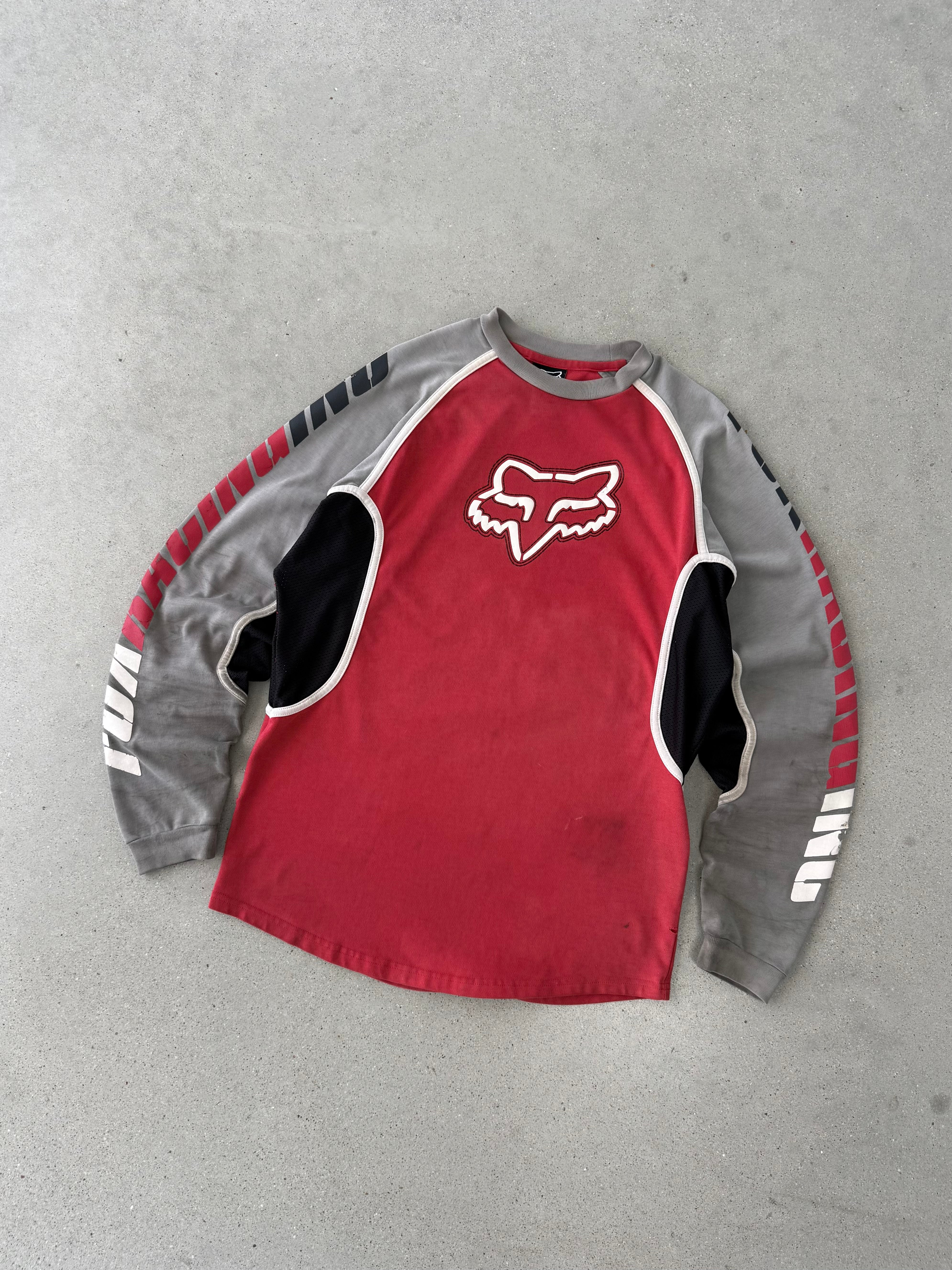 Vintage FOX Racing Red Long Sleeve - L