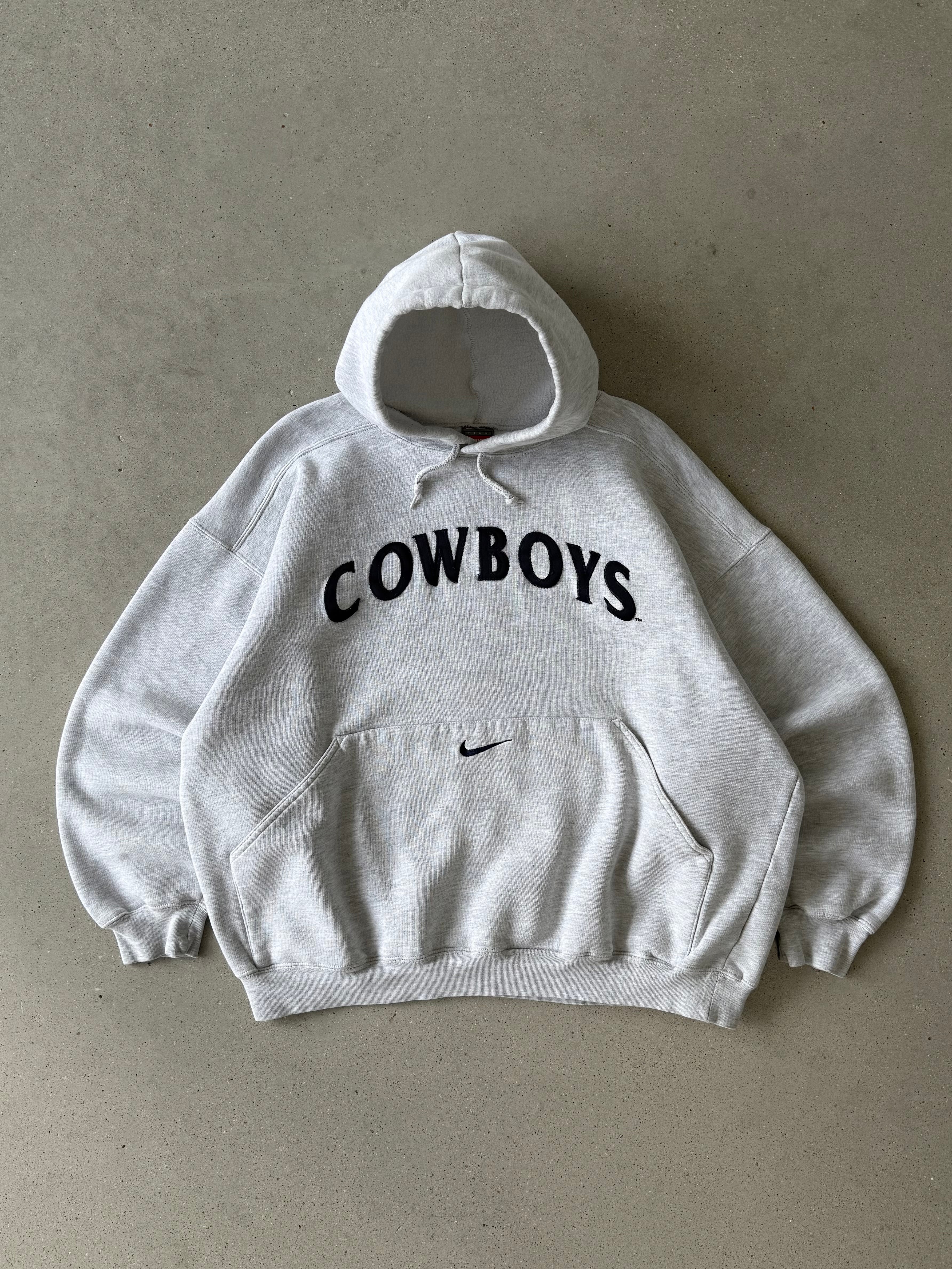 Vintage 90s Nike TEAM Dallas Cowboys Center Swoosh Hoodie - L