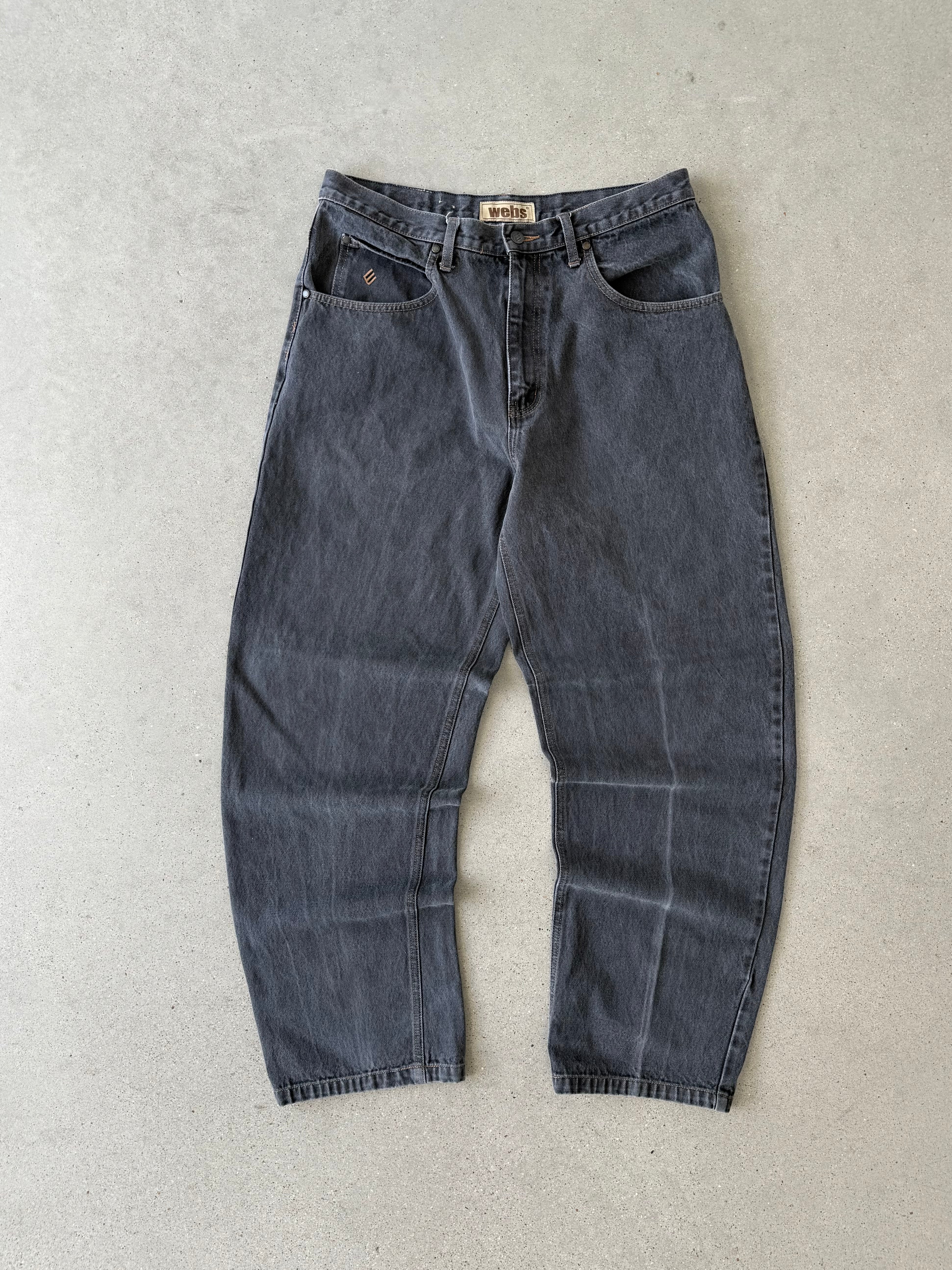 Vintage Y2K Webs Baggy Denim - 36x34