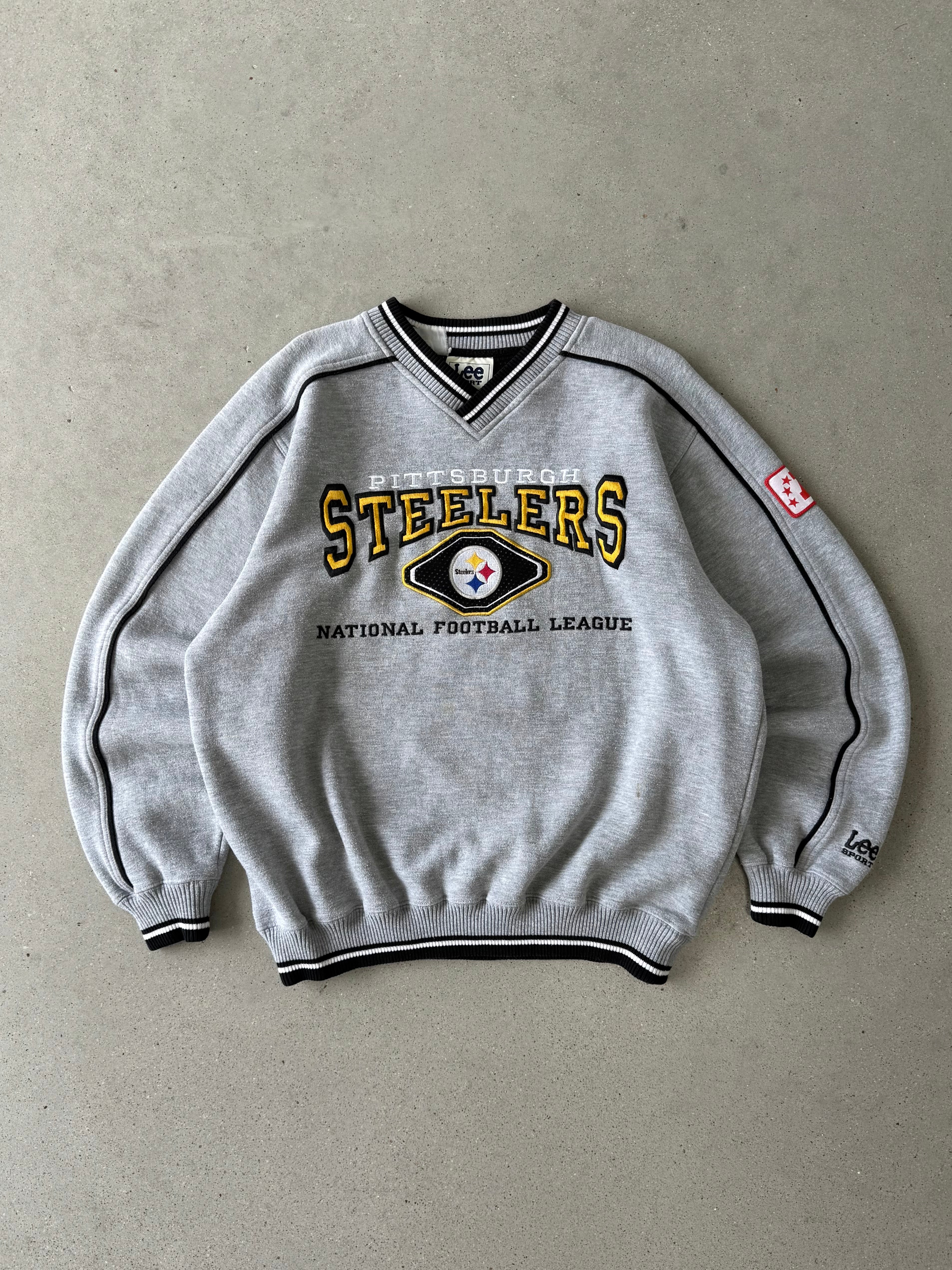 Vintage Pittsburgh Steelers Lee Sport Crewneck - L