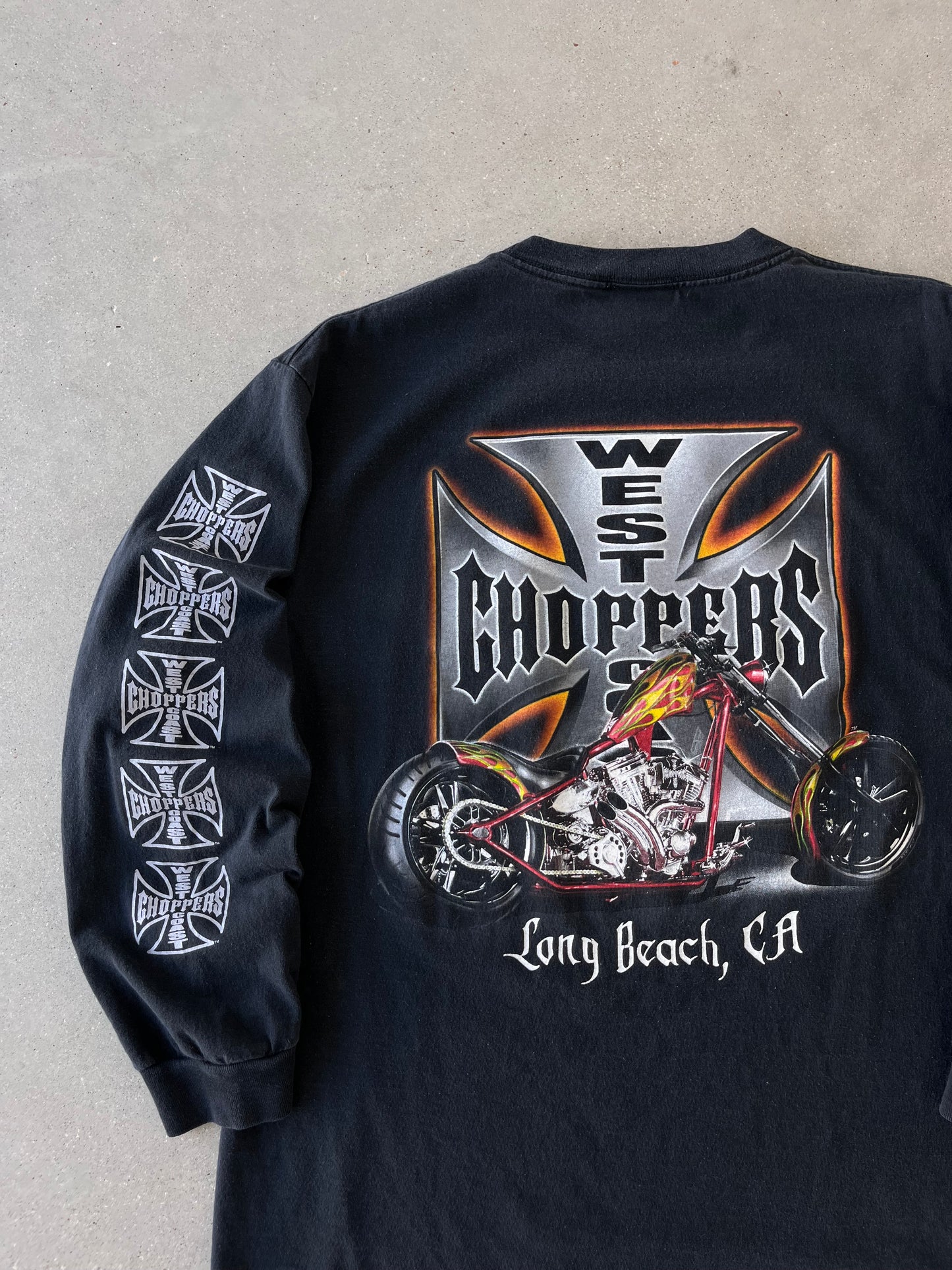 Vintage West Coast Choppers Bike Long Sleeve - L