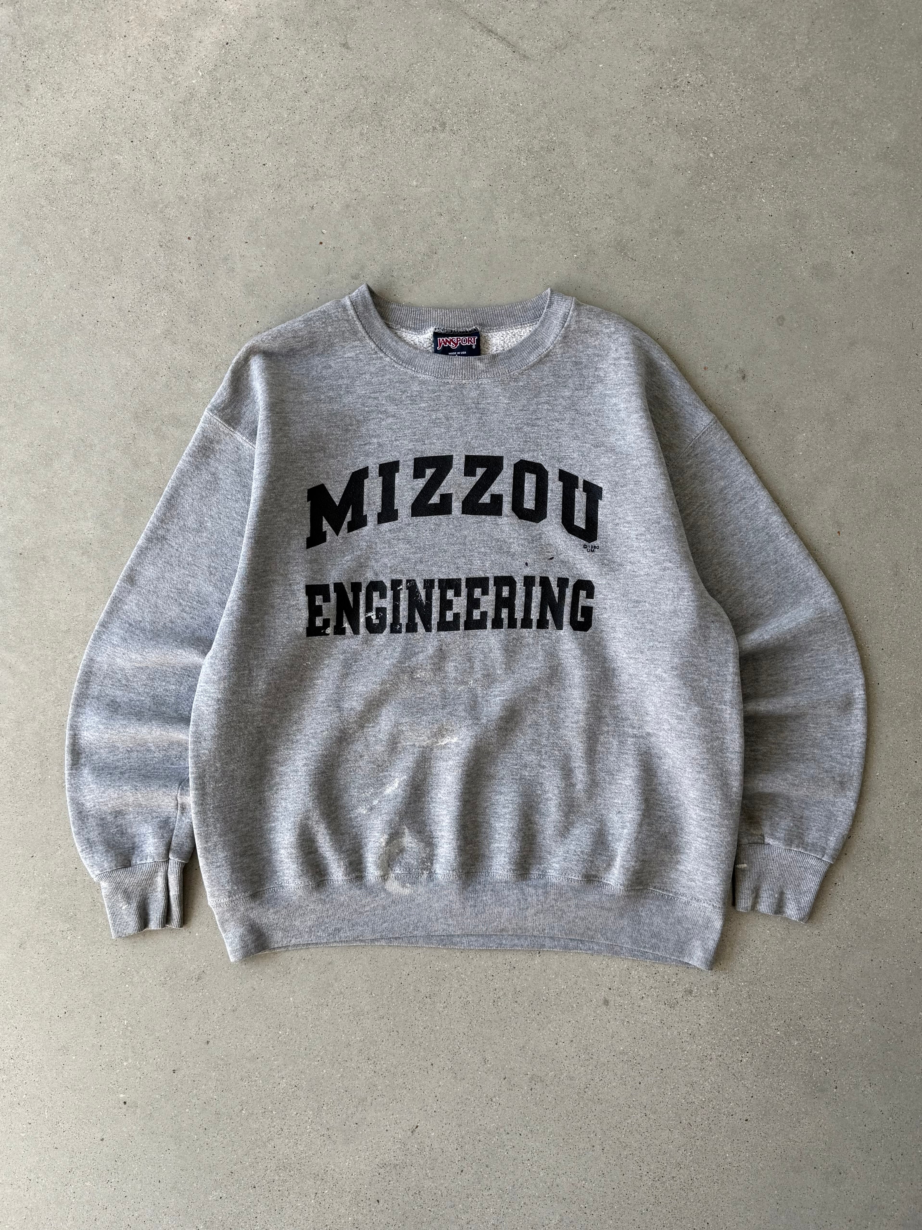 Vintage Mizzou Engineering Painter's Crewneck - L