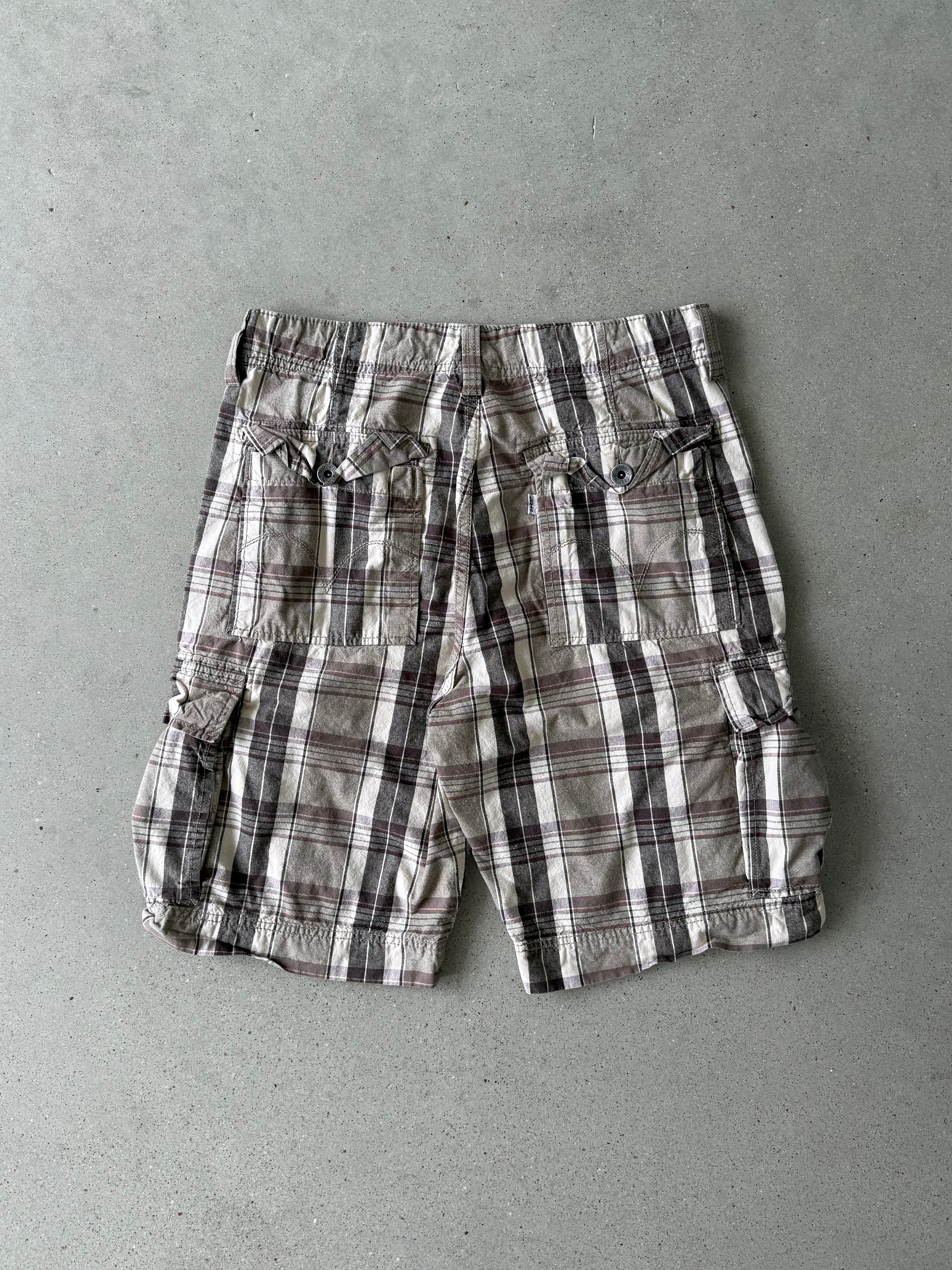 Vintage Levi's Plaid Shorts - 32