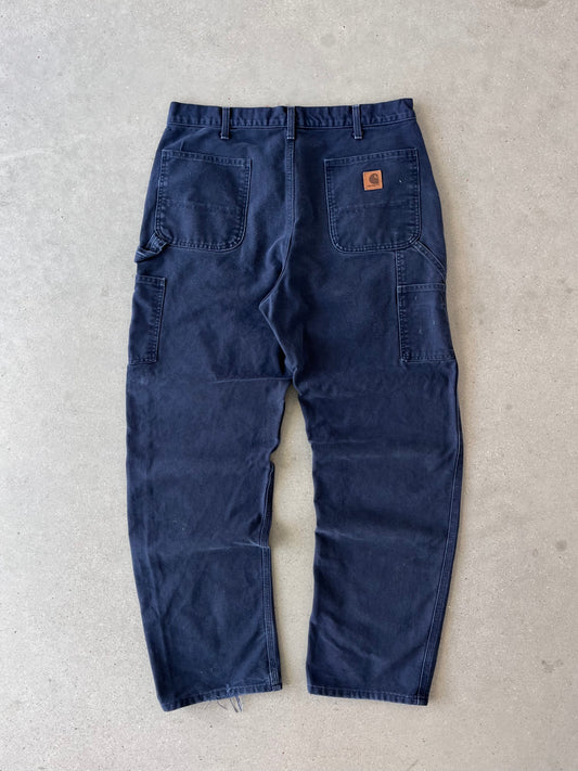 Vintage Carhartt Navy Carpenter Pants - 36x34