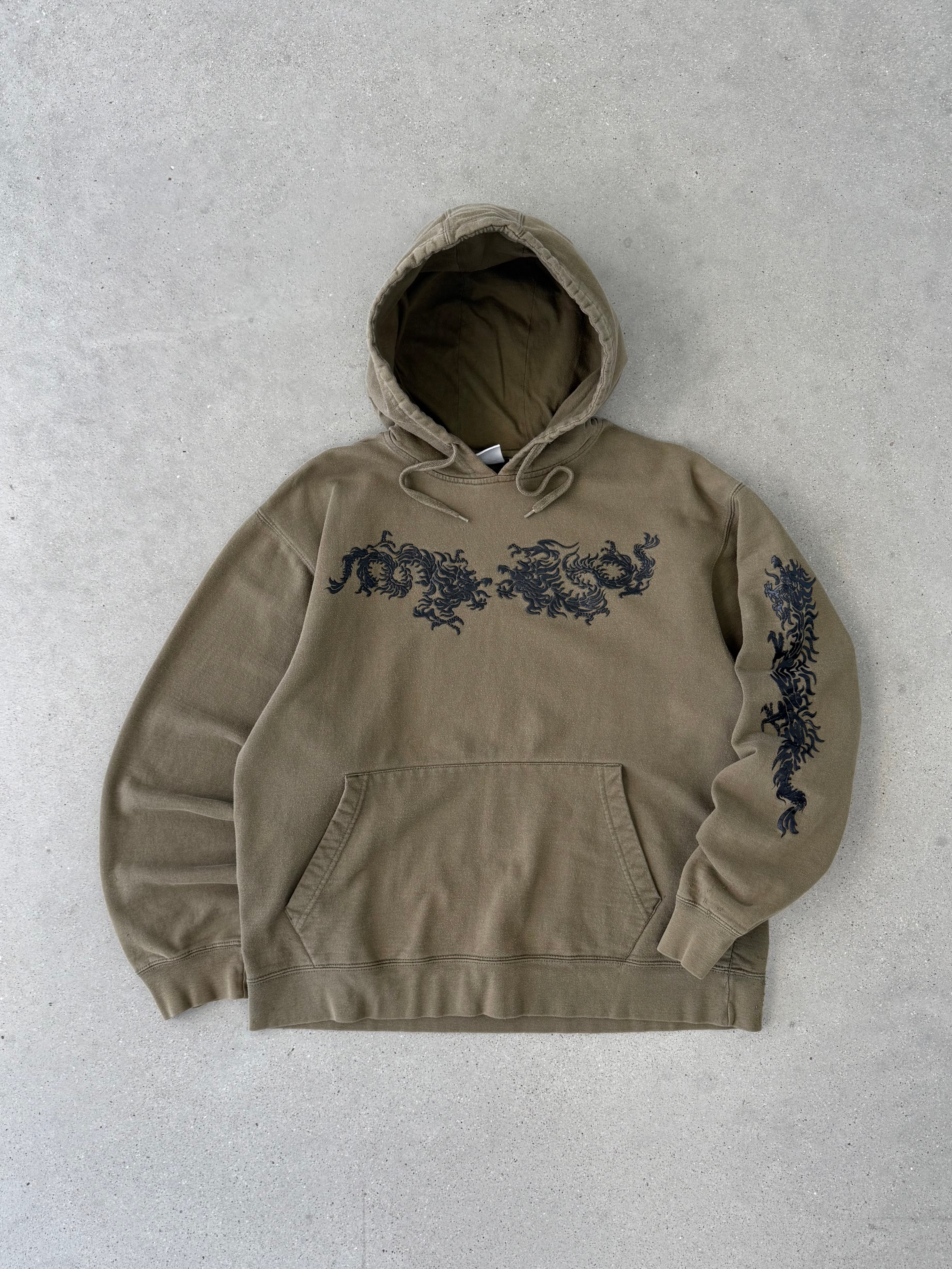 Vintage Y2K Utility Hoodie - M
