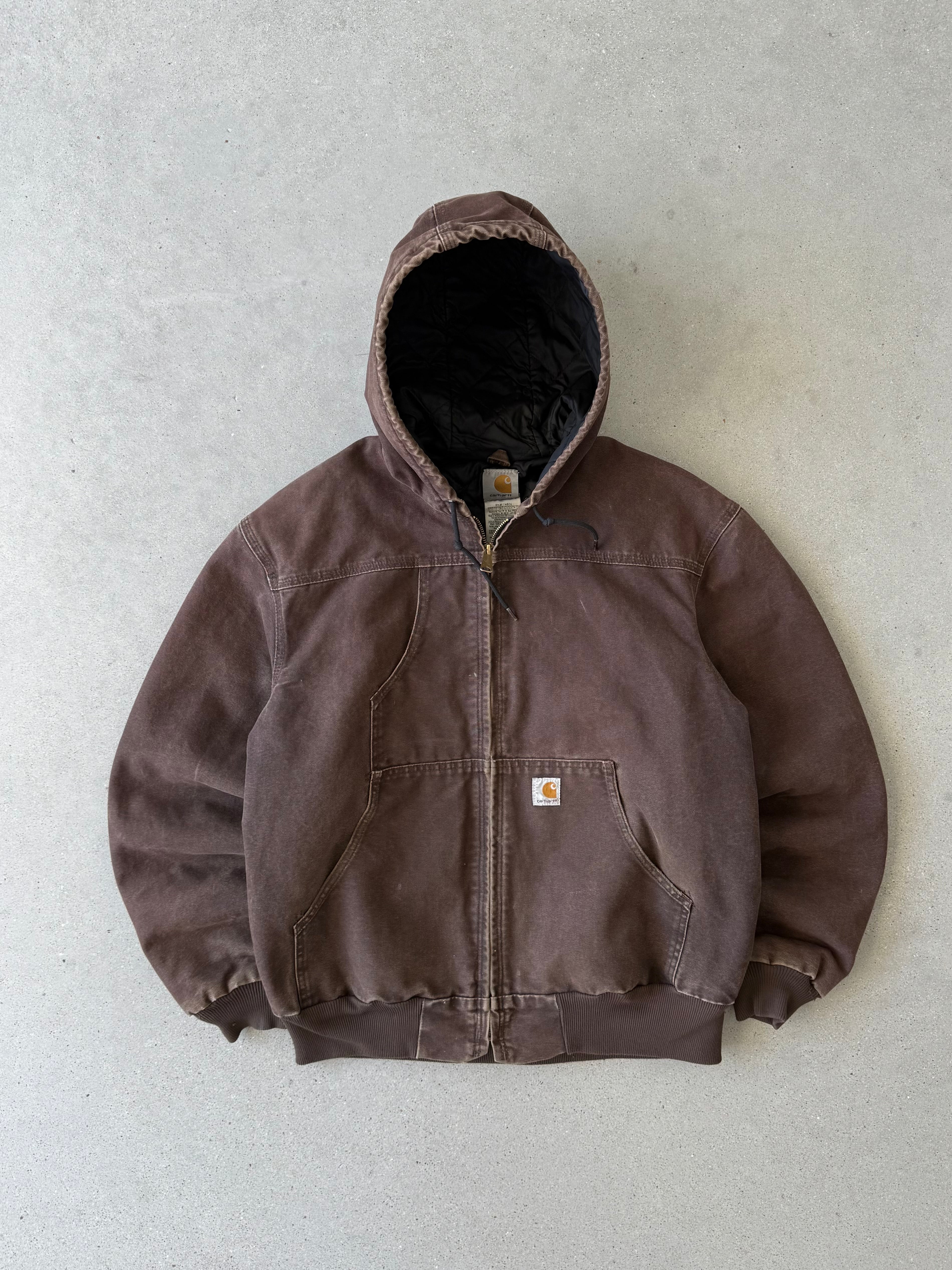 Vintage Carhartt J244 DKB Brown Active Jacket - L