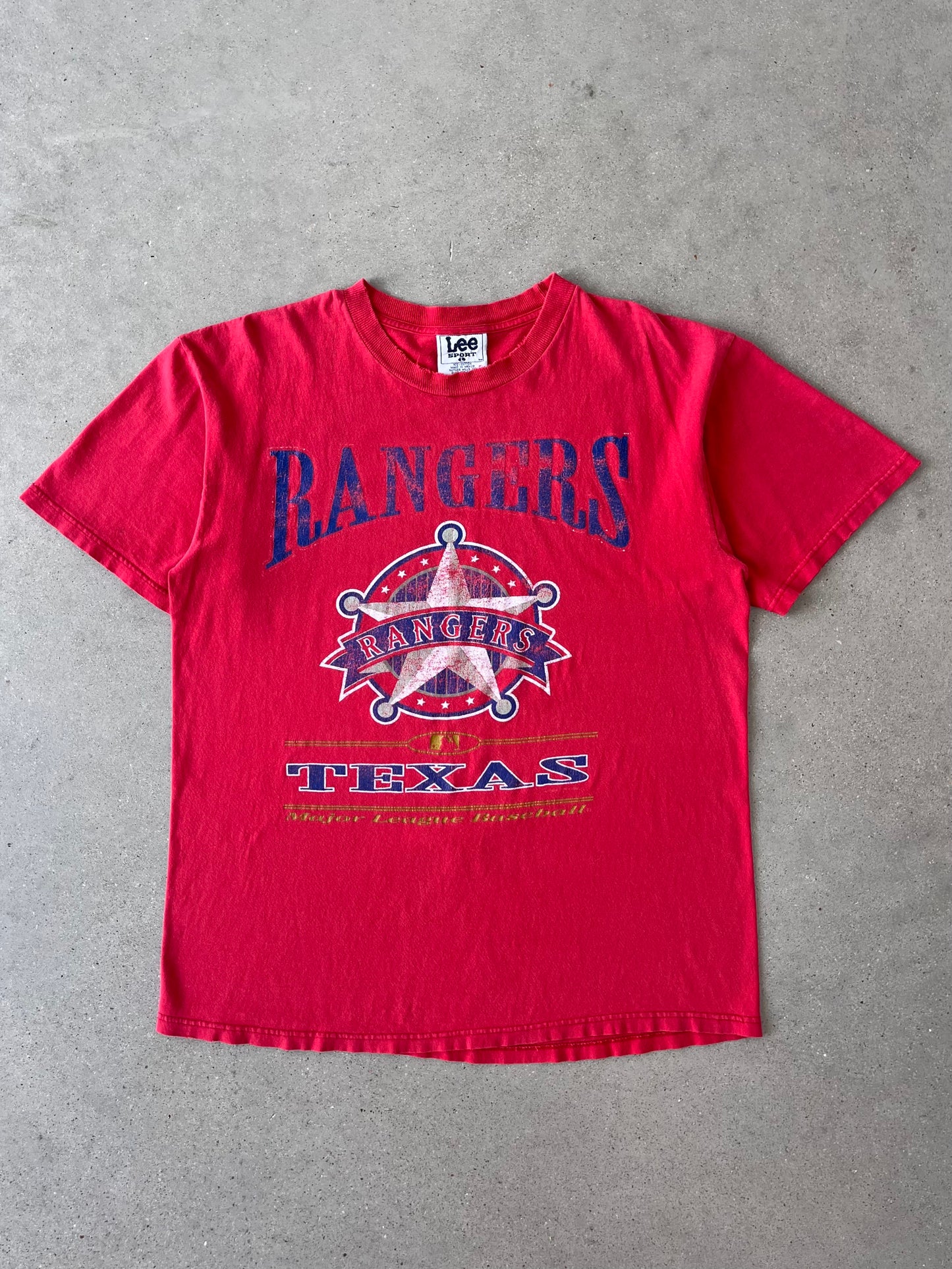 Vintage Rangers Texas Lee Sport Tee - L