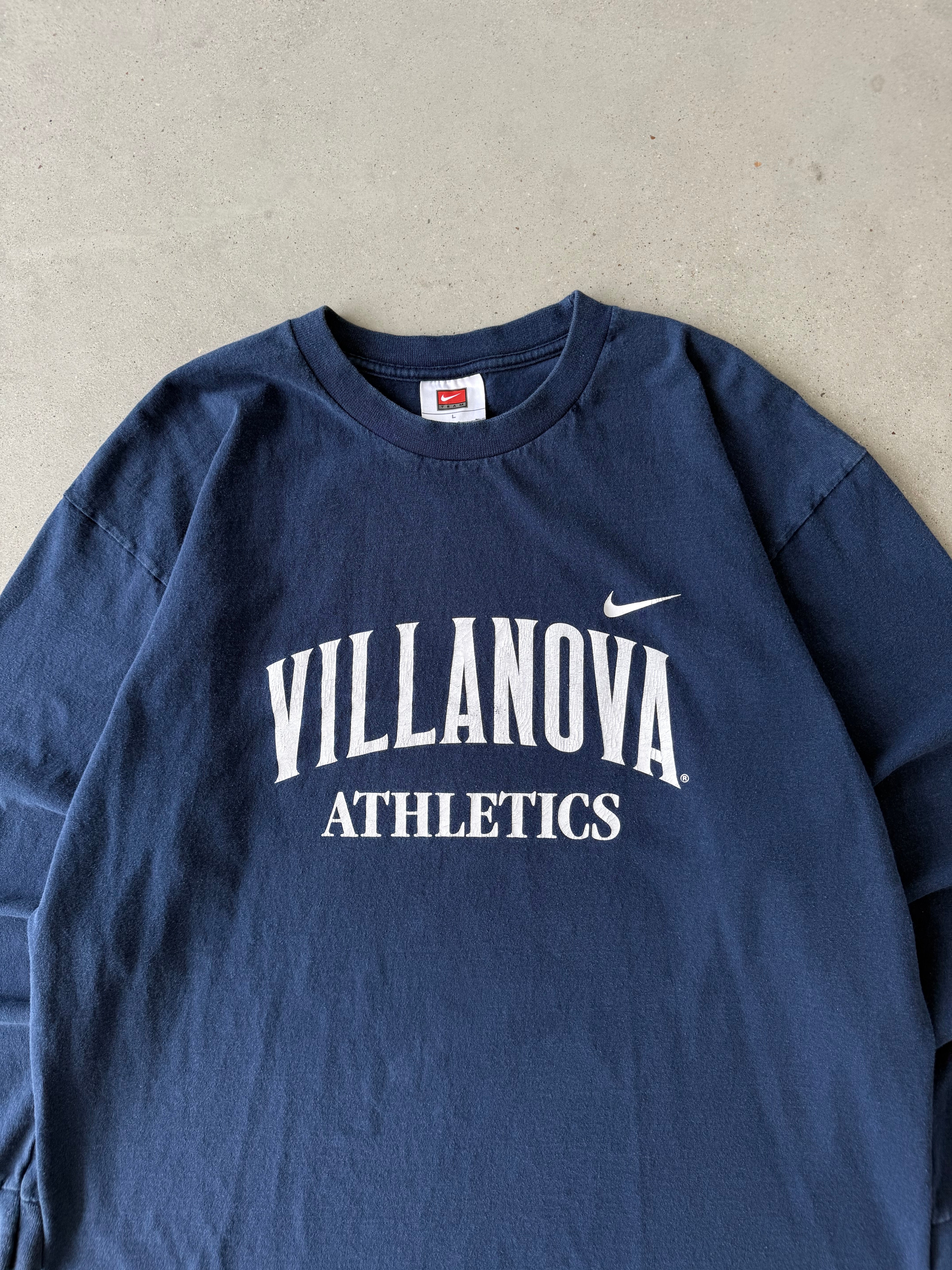 Vintage Nike TEAM Villanova Athletics Long Sleeve - L