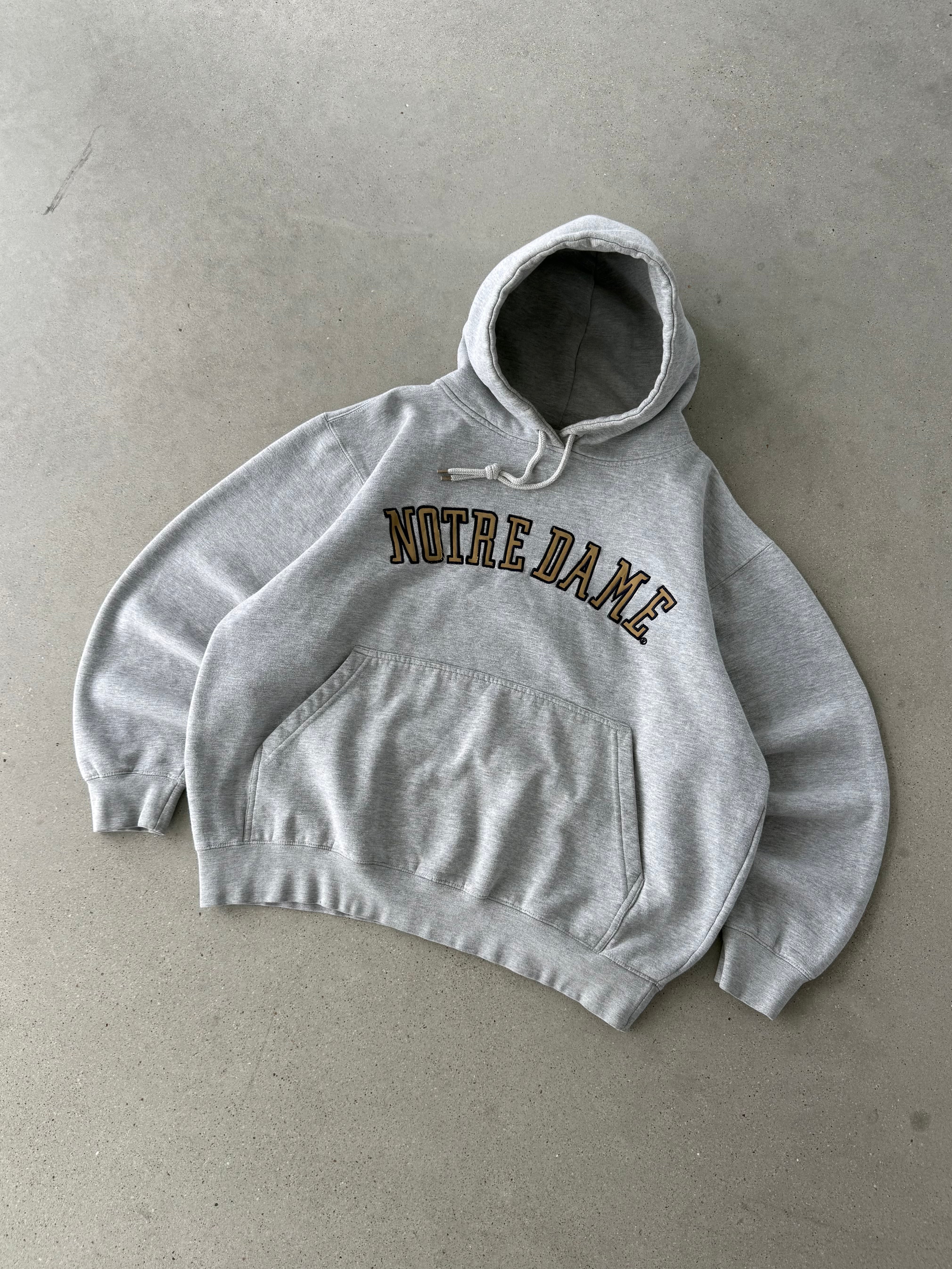 Vintage Notre Dame Hoodie - L