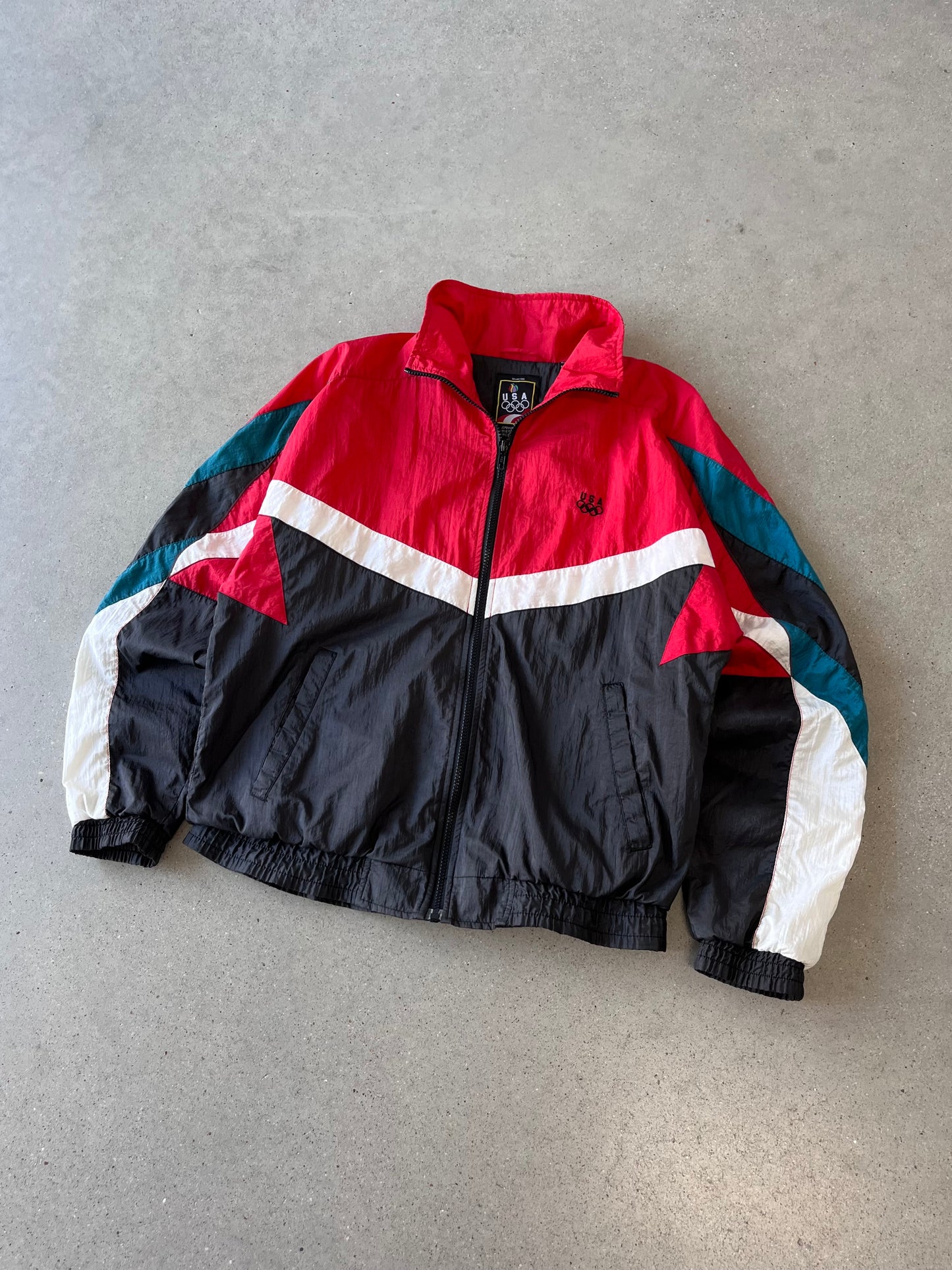 Vintage 90s USA Olympics Windbreaker - S