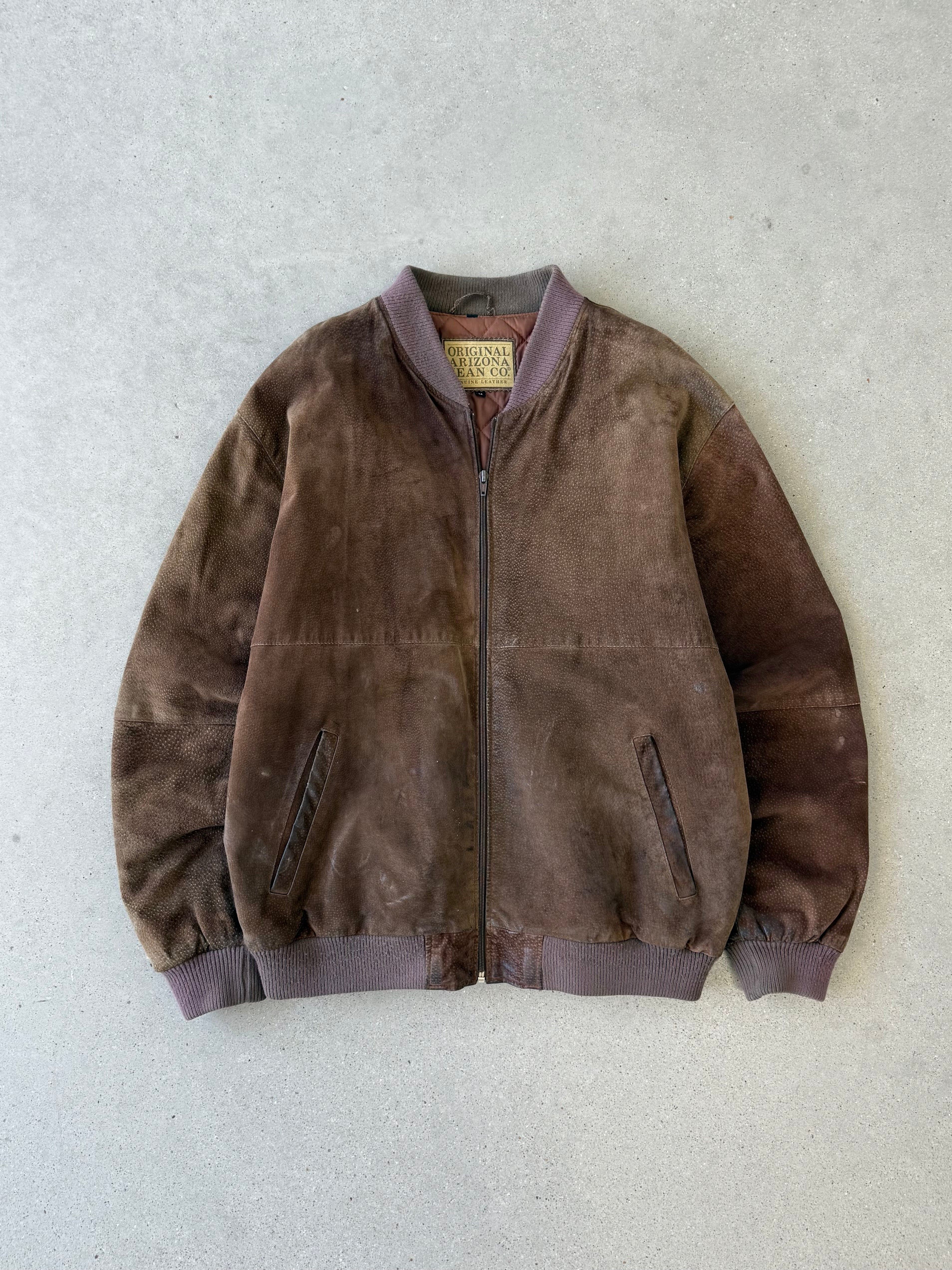 Vintage Original Arizona Jean Co. Suede Leather Jacket - M