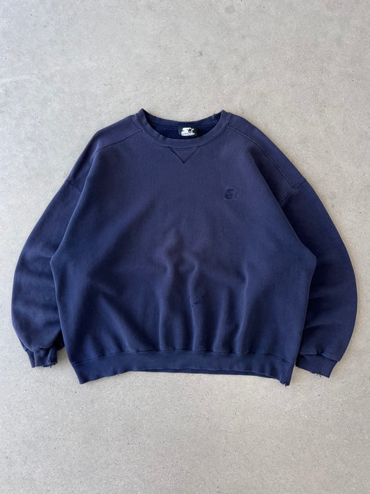 Vintage Starter Navy Crewneck - XL