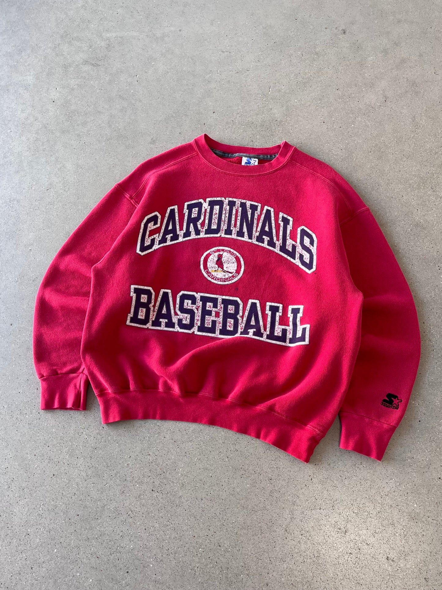 Vintage Cardinals Baseball Starter Crewneck - M