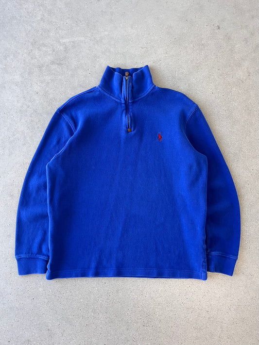 Vintage Polo Ralph Lauren Blue Quarter Zip - M