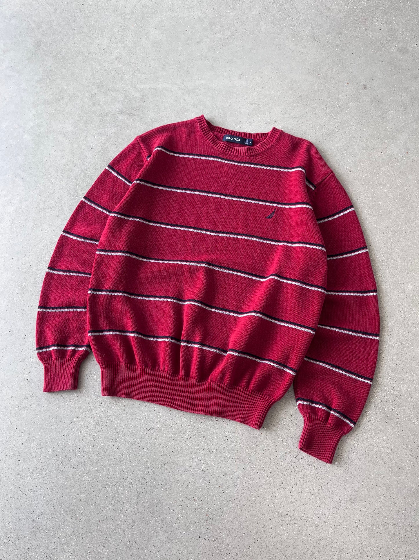 Vintage Nautica Lined-Sweater - M