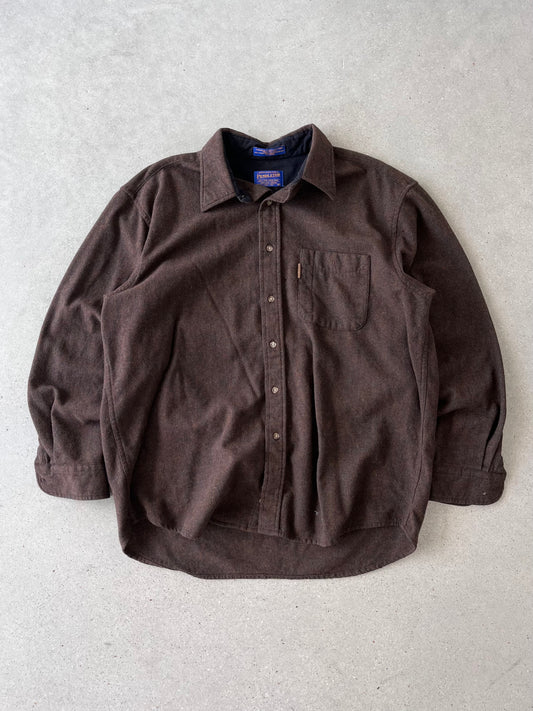 Vintage Pendleton Wool Button-Up Shirt - XL