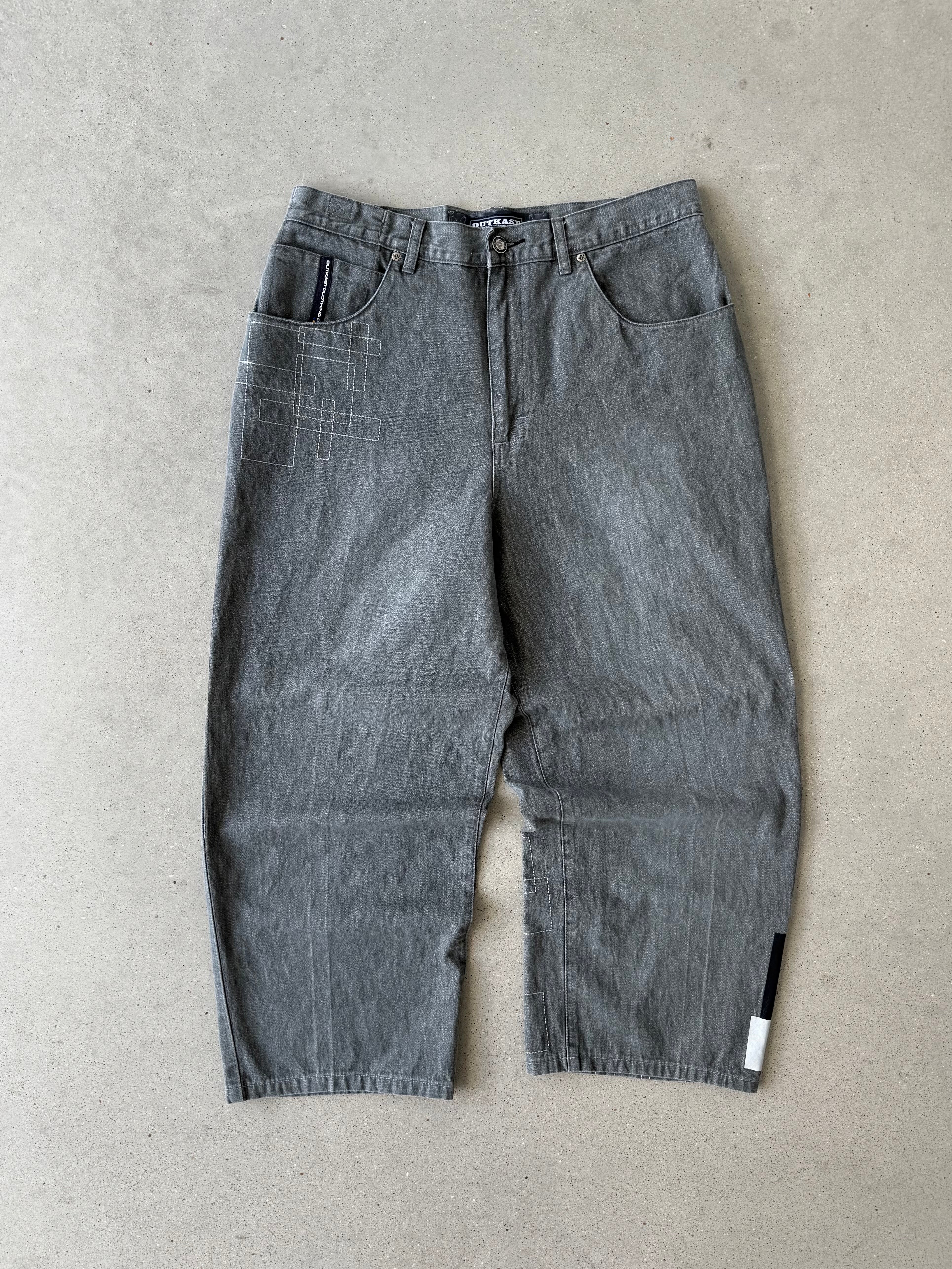 Vintage Y2K Outkast Abstract Baggy Denim - 34x28