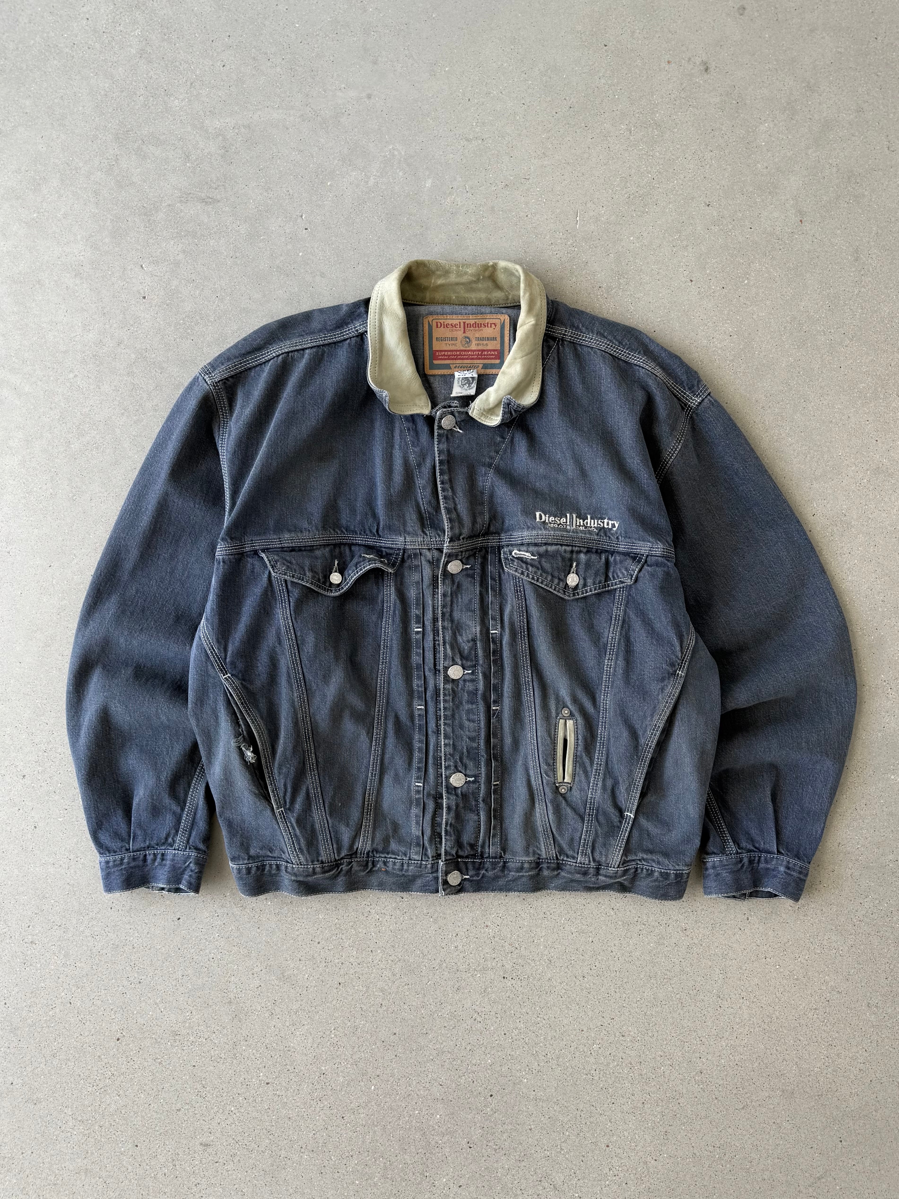 Vintage Diesel Industry Made in Italy Denim Jacket - L