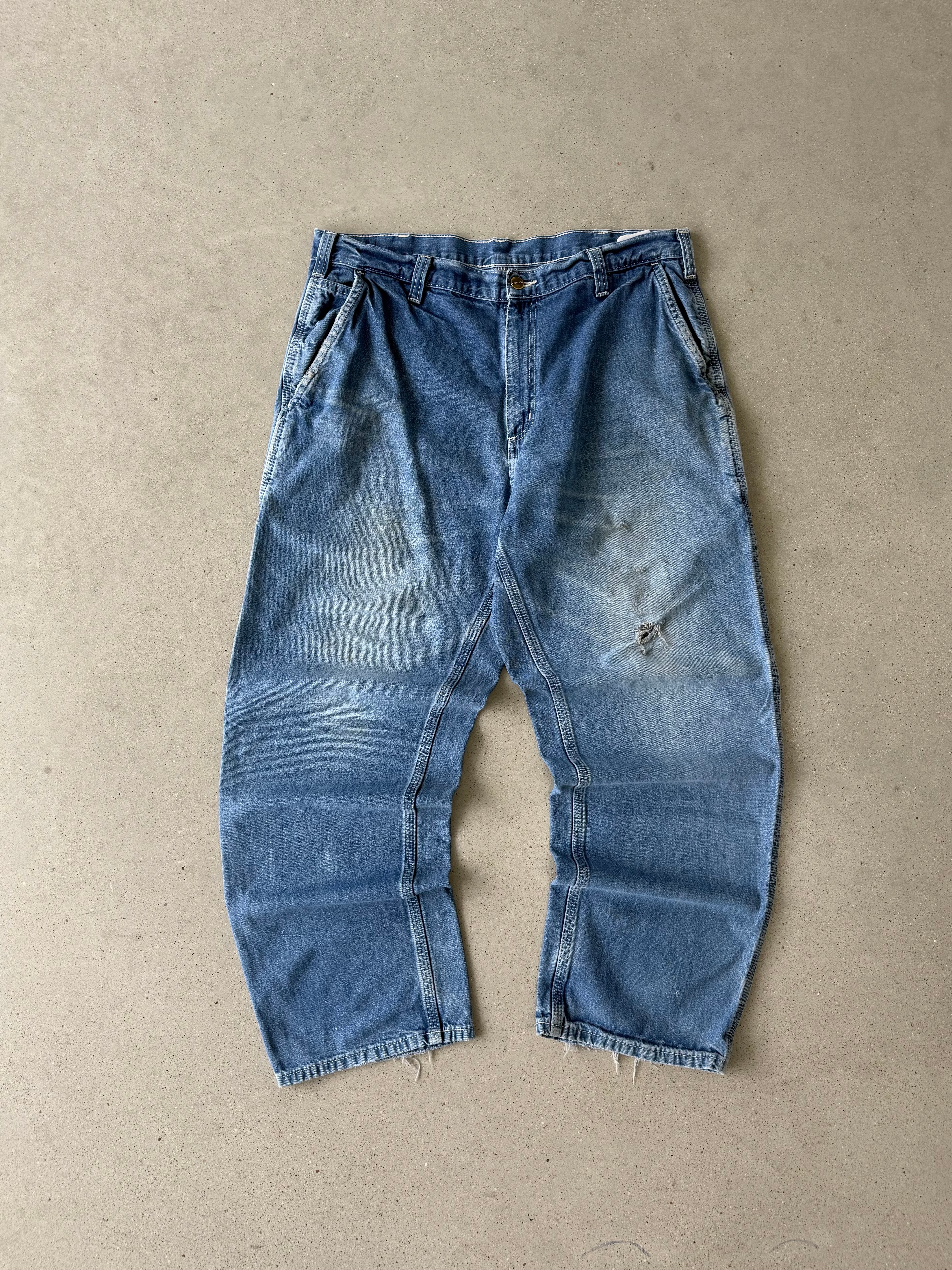 Vintage Carhartt Distressed Carpenter Denim - 36x30
