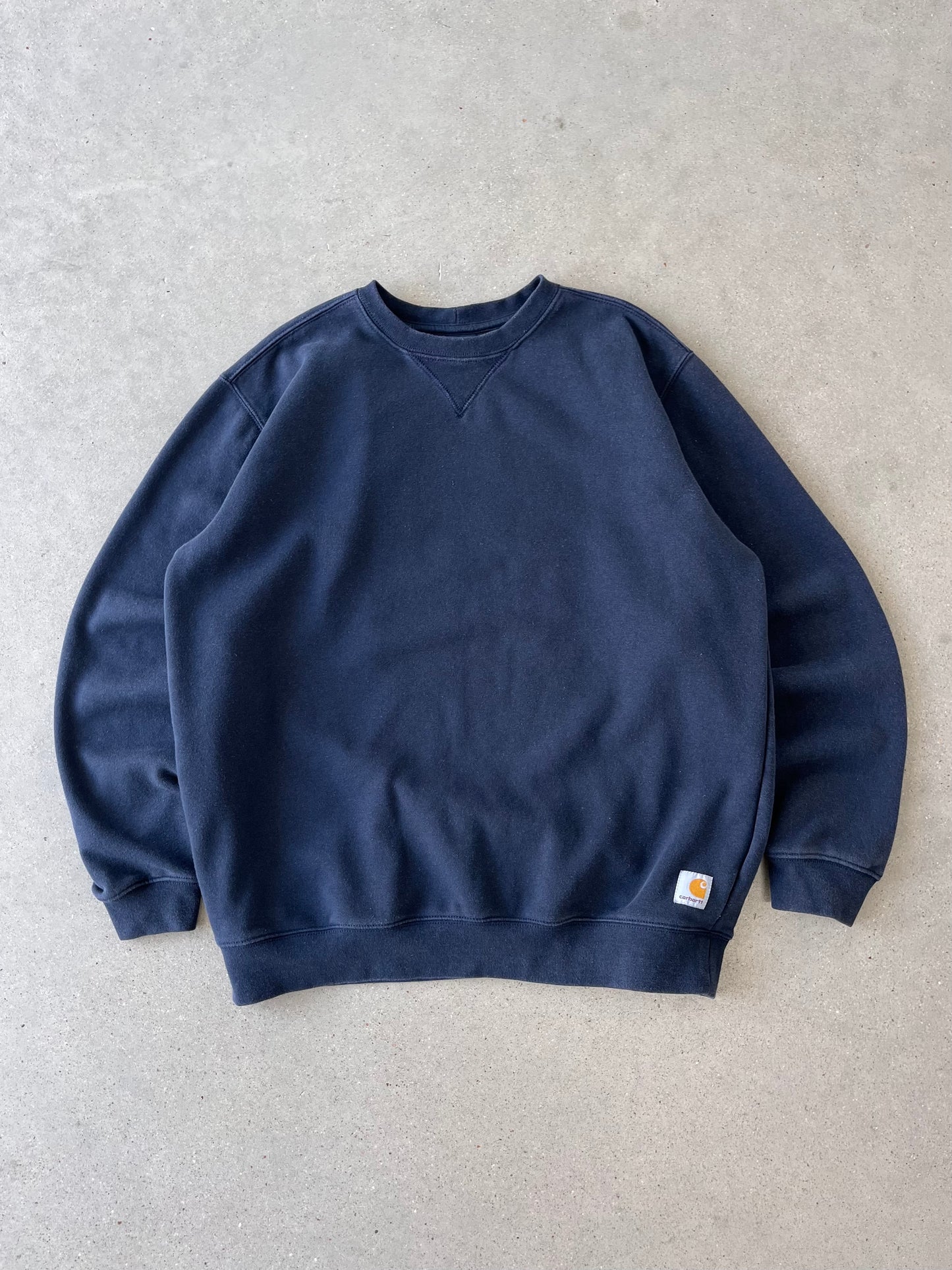 Vintage Carhartt Navy Crewneck - L