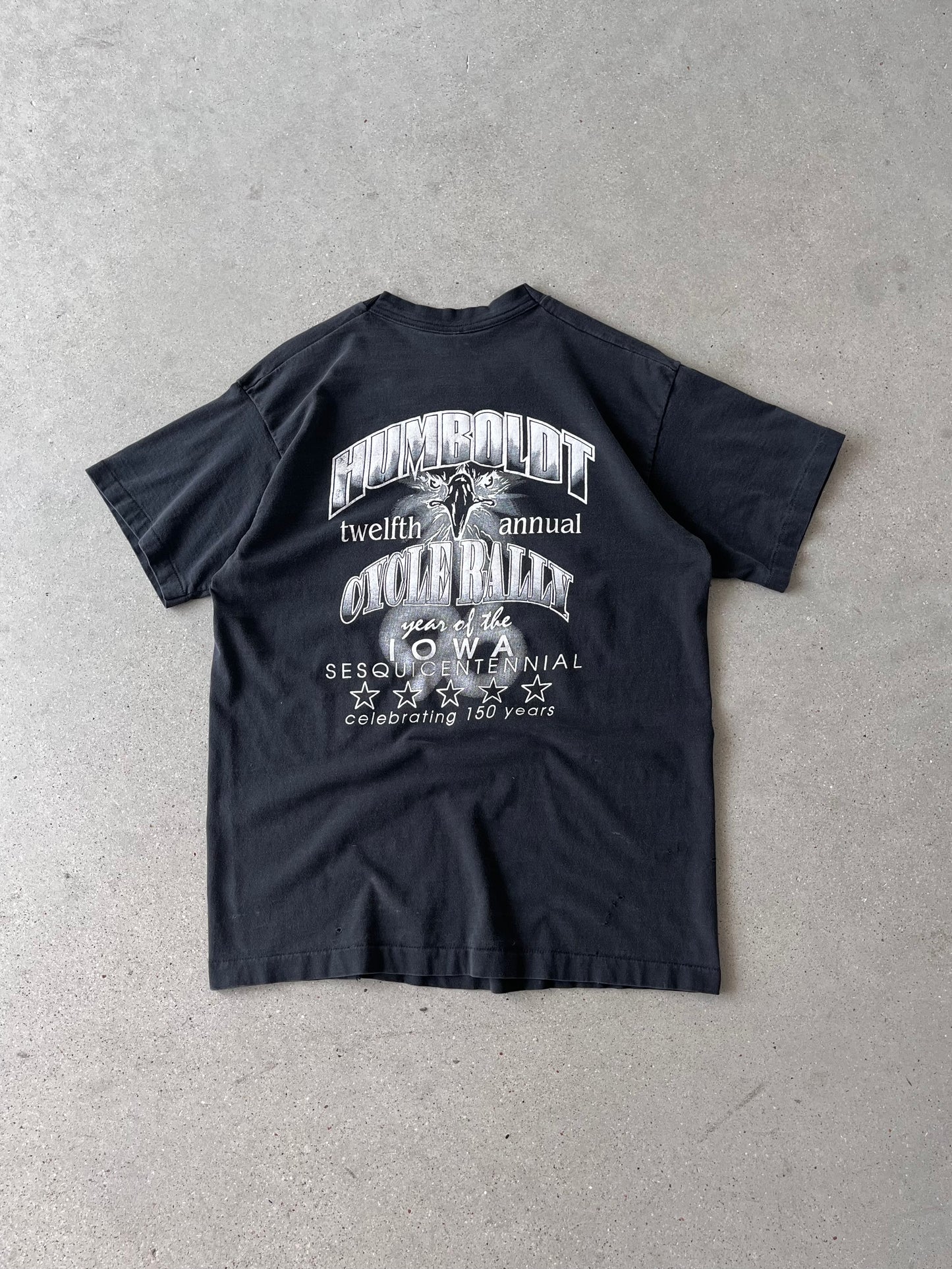 Vintage 1996 Humboldt Cycle Rally Tee - L