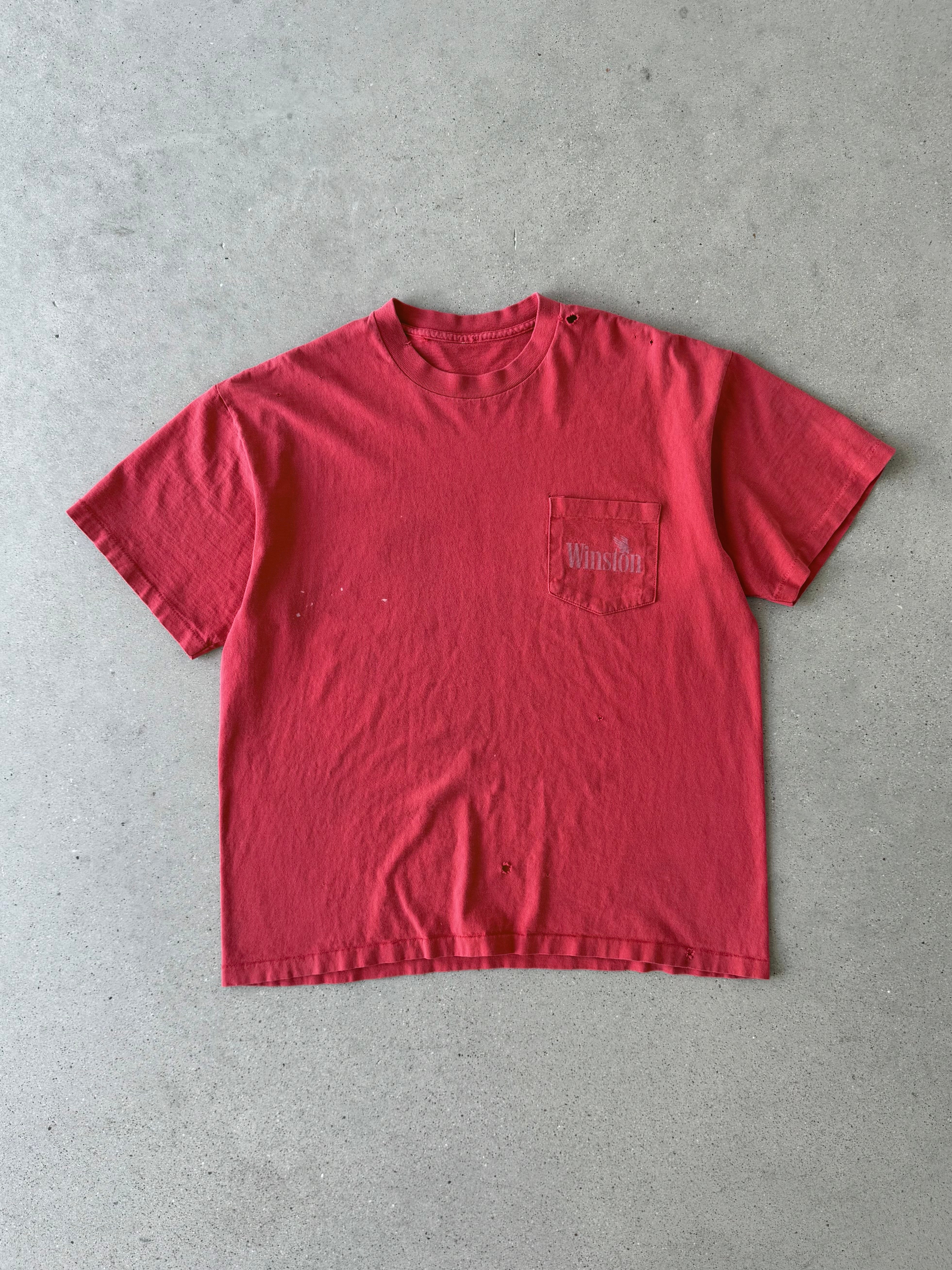 Vintage 1990s Winston Eagle Red Tee - L