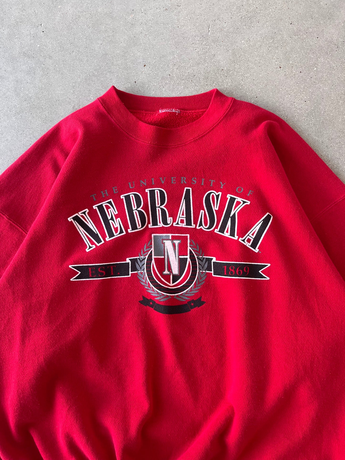 Vintage University of Nebraska Crewneck - XL