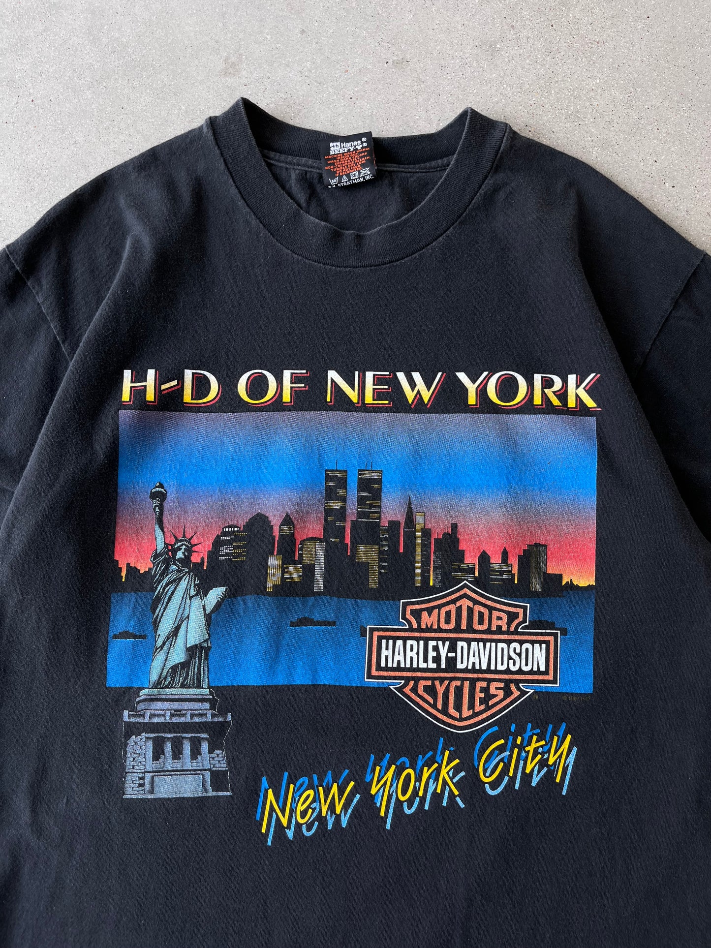 Vintage 1997 NYC Harley Davidson Tee - L