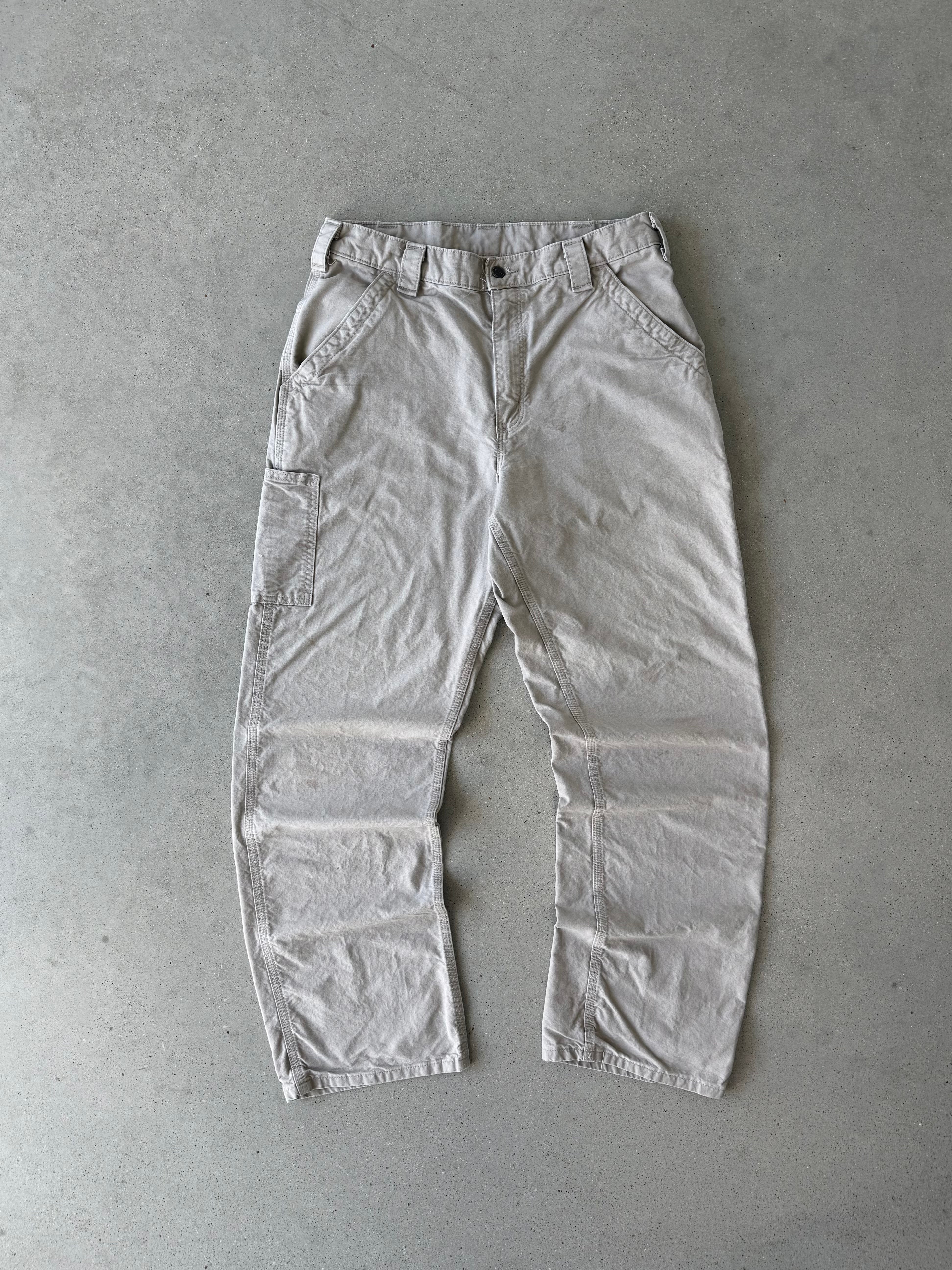 Vintage Carhartt Off-white Carpenter Pants - 31x33