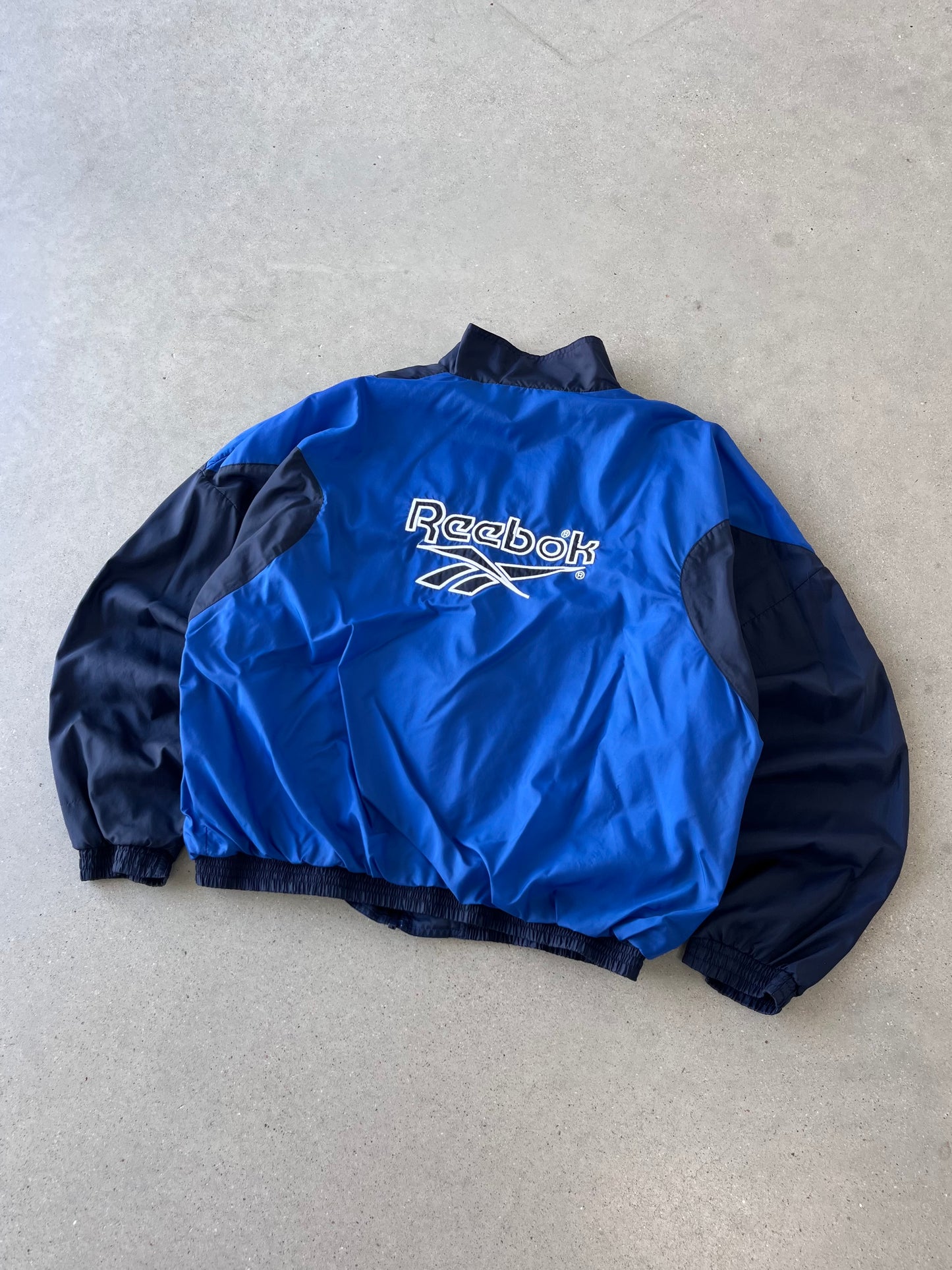 Vintage 90s Reebok Blue/Navy Windbreaker - XL