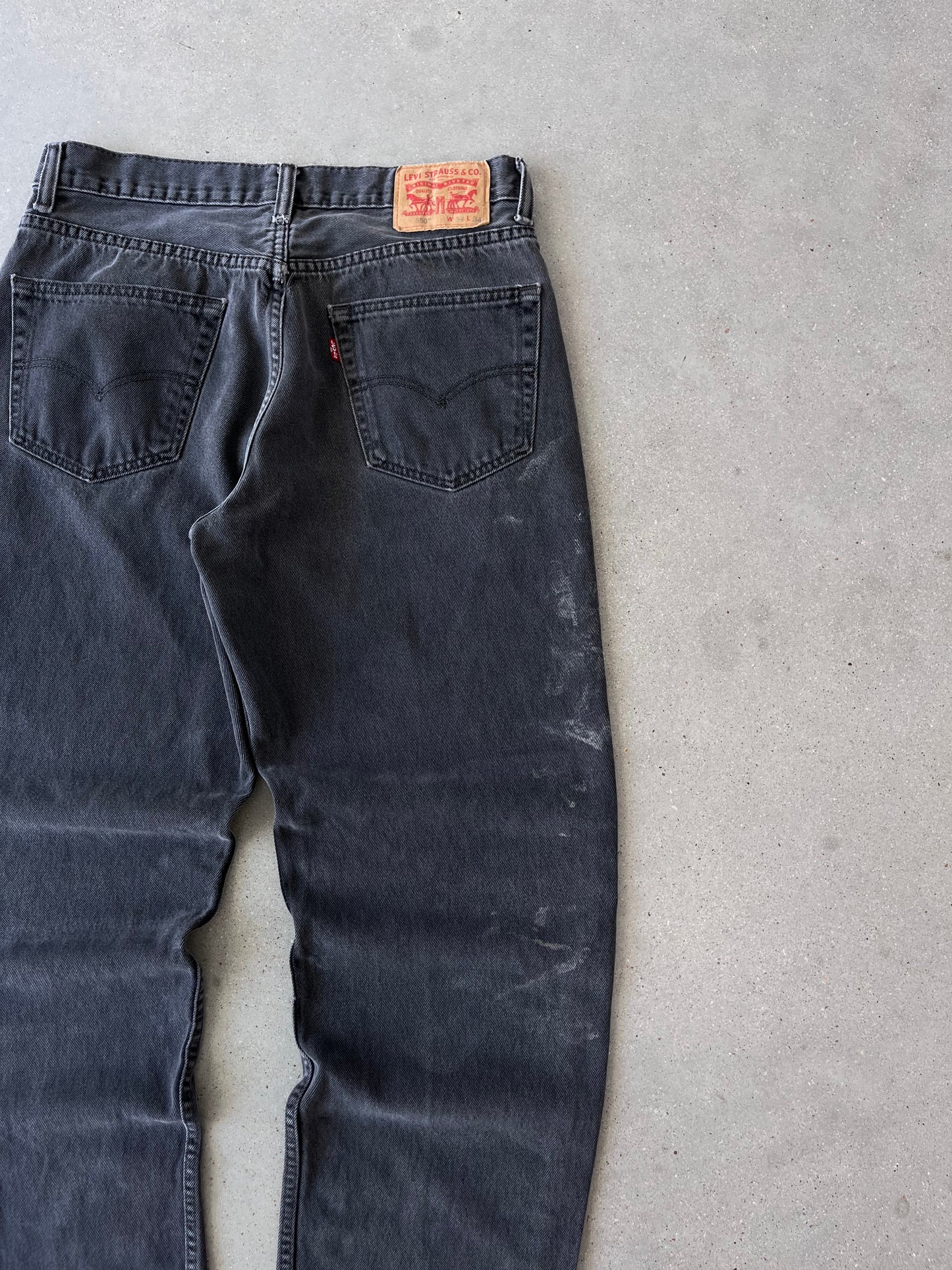 Vintage 550 Levi's Black Denim Pants - 33x32