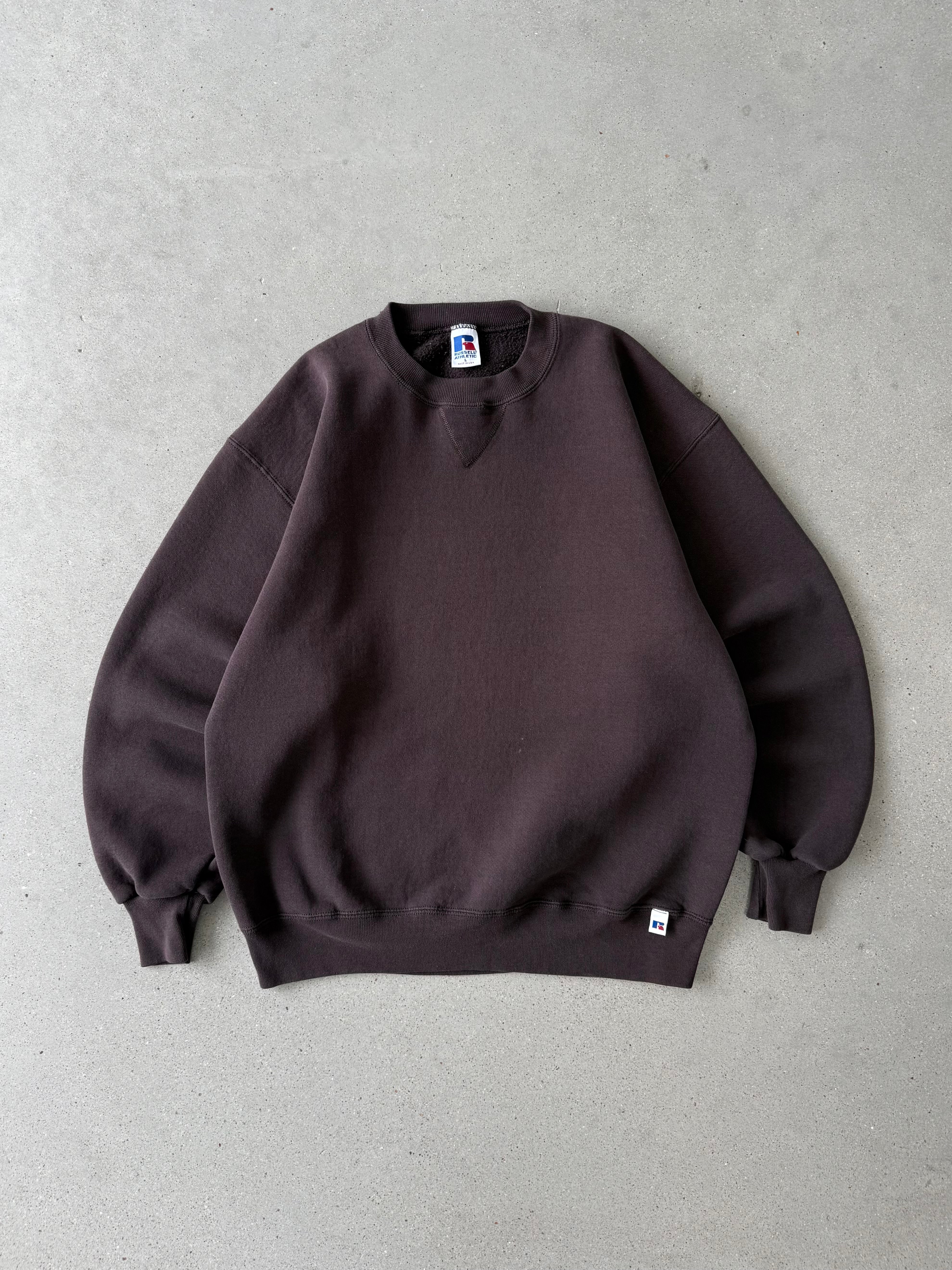 Vintage Russell Athletic Brown Crewneck - L