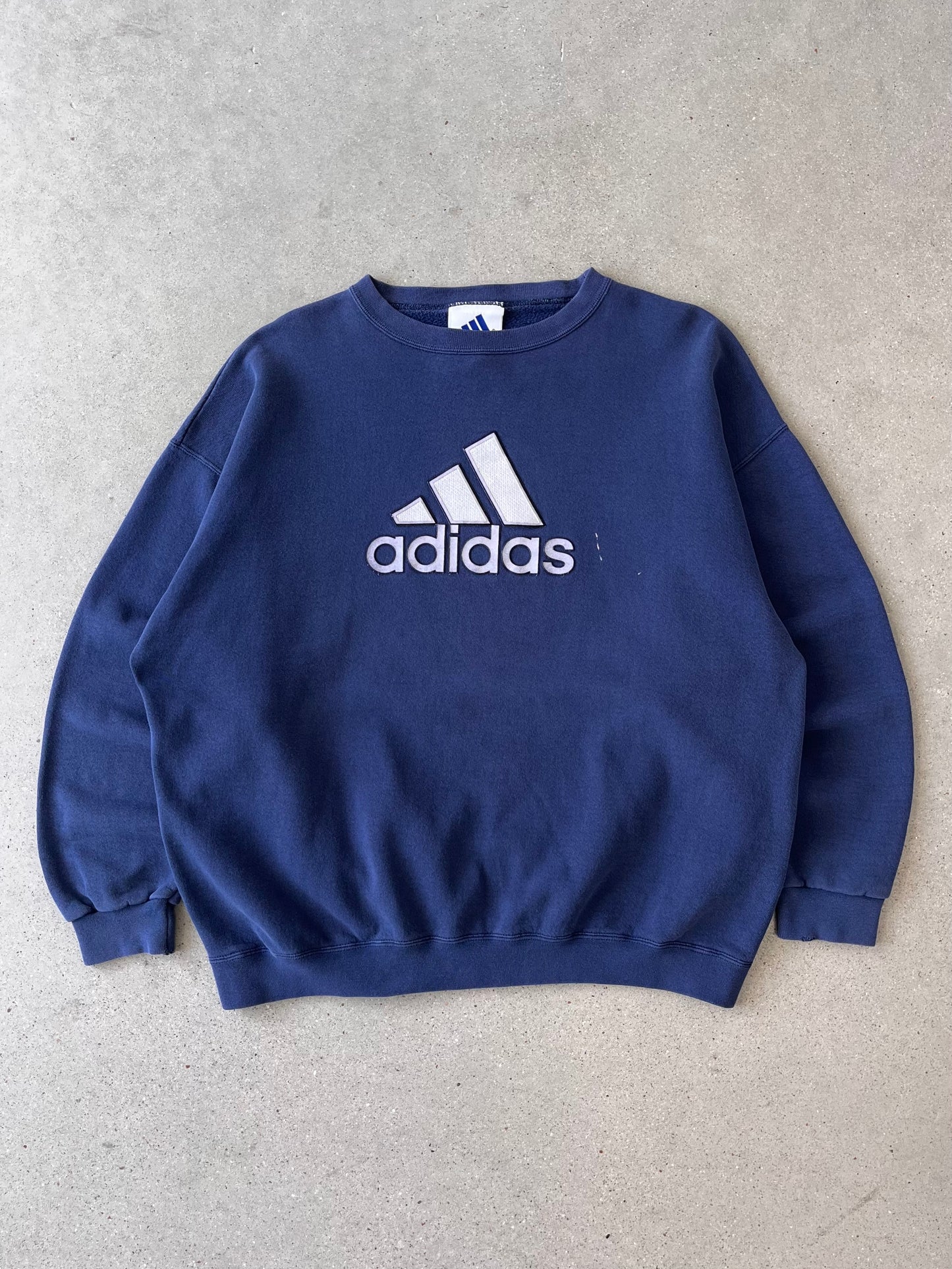 Vintage Adidas Navy Crewneck - L