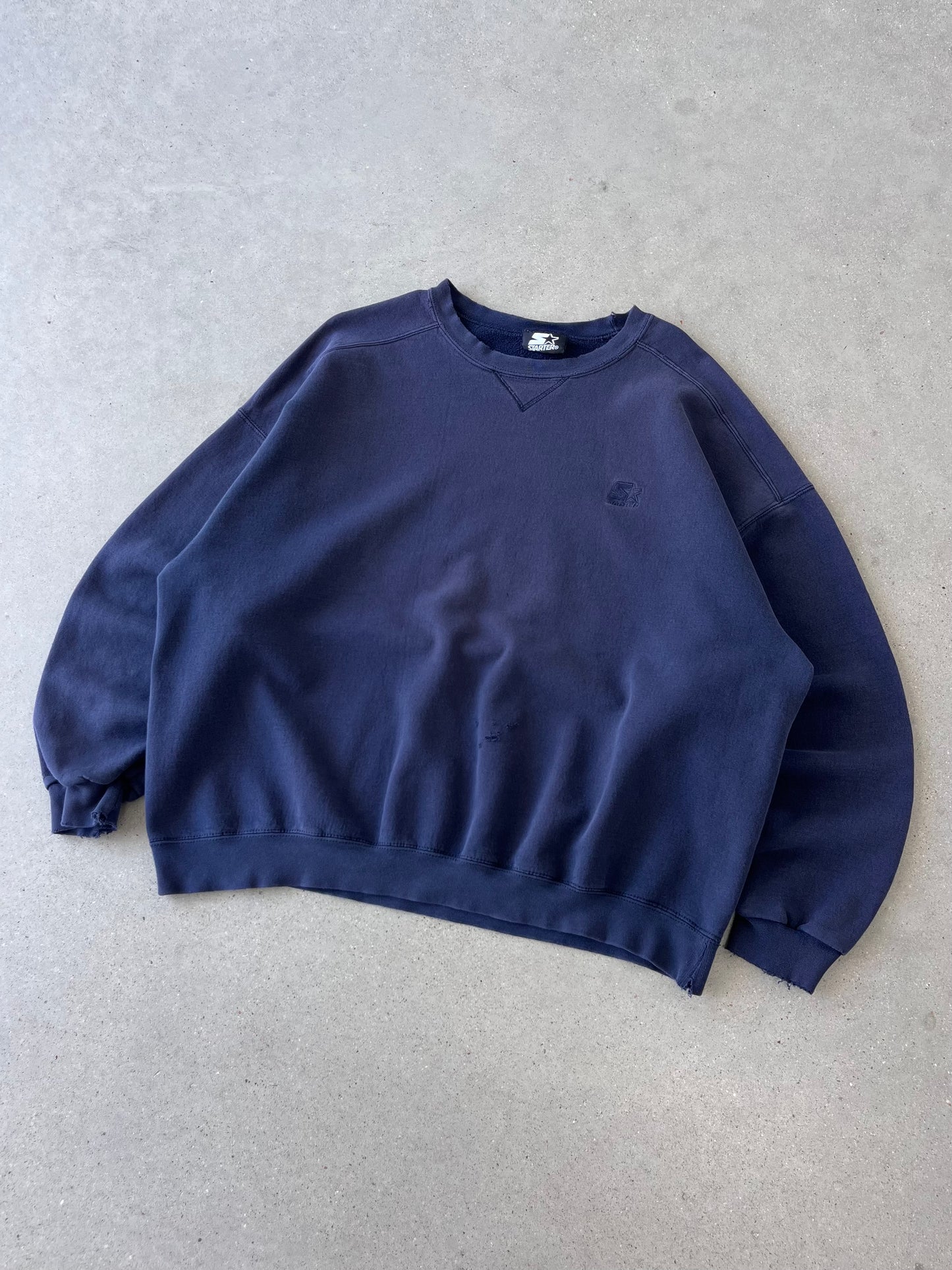 Vintage Starter Navy Crewneck - XL