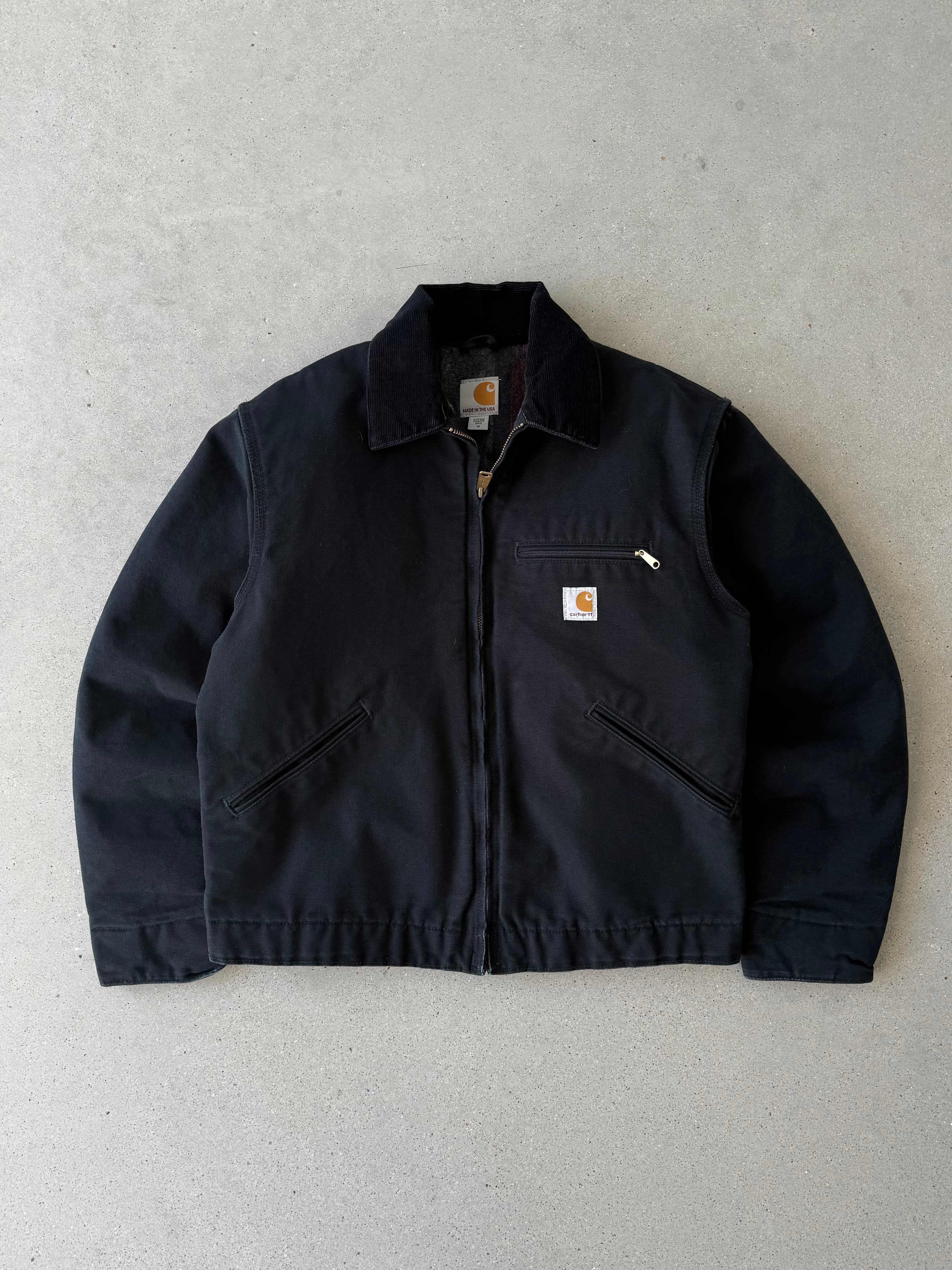 Vintage Carhartt Black J001 BLK Detroit Jacket - M