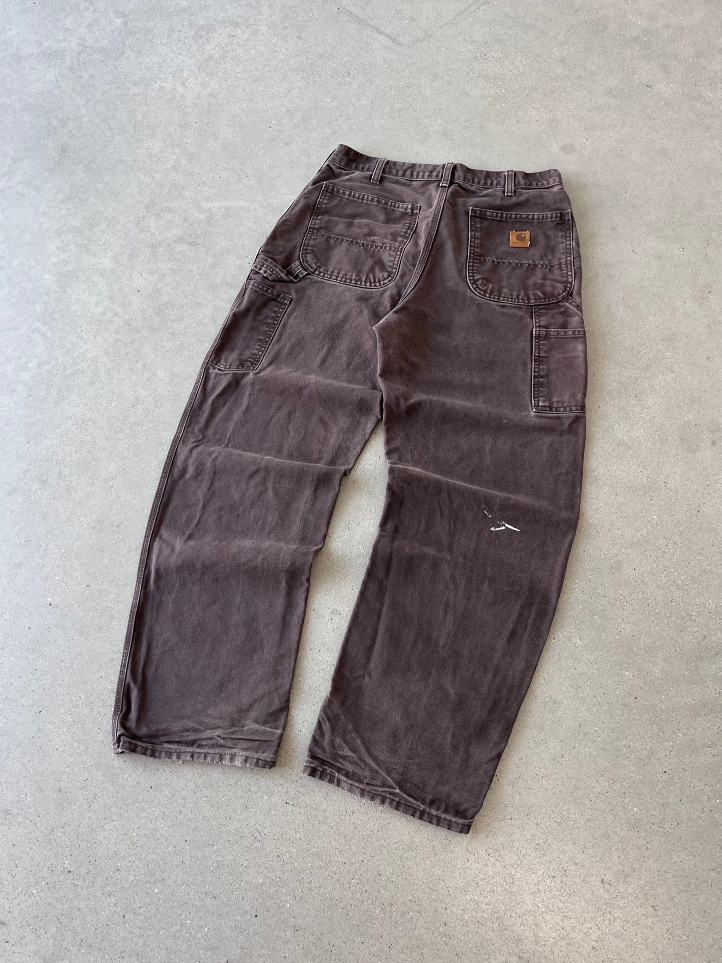 Vintage Carhartt Faded Brown Carpenter Pants - 32x32