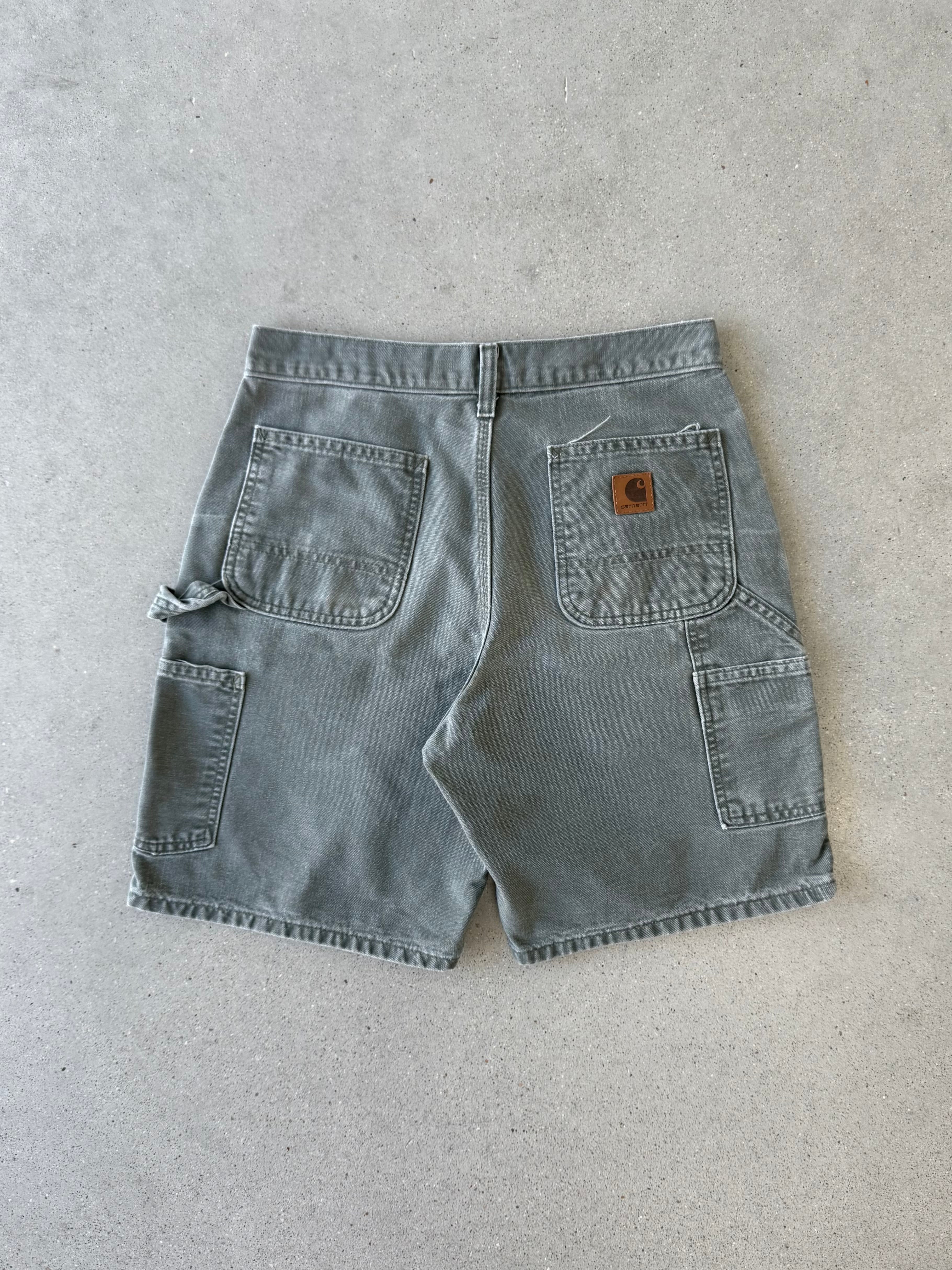 Vintage Carhartt Olive Carpenter Shorts - 29W