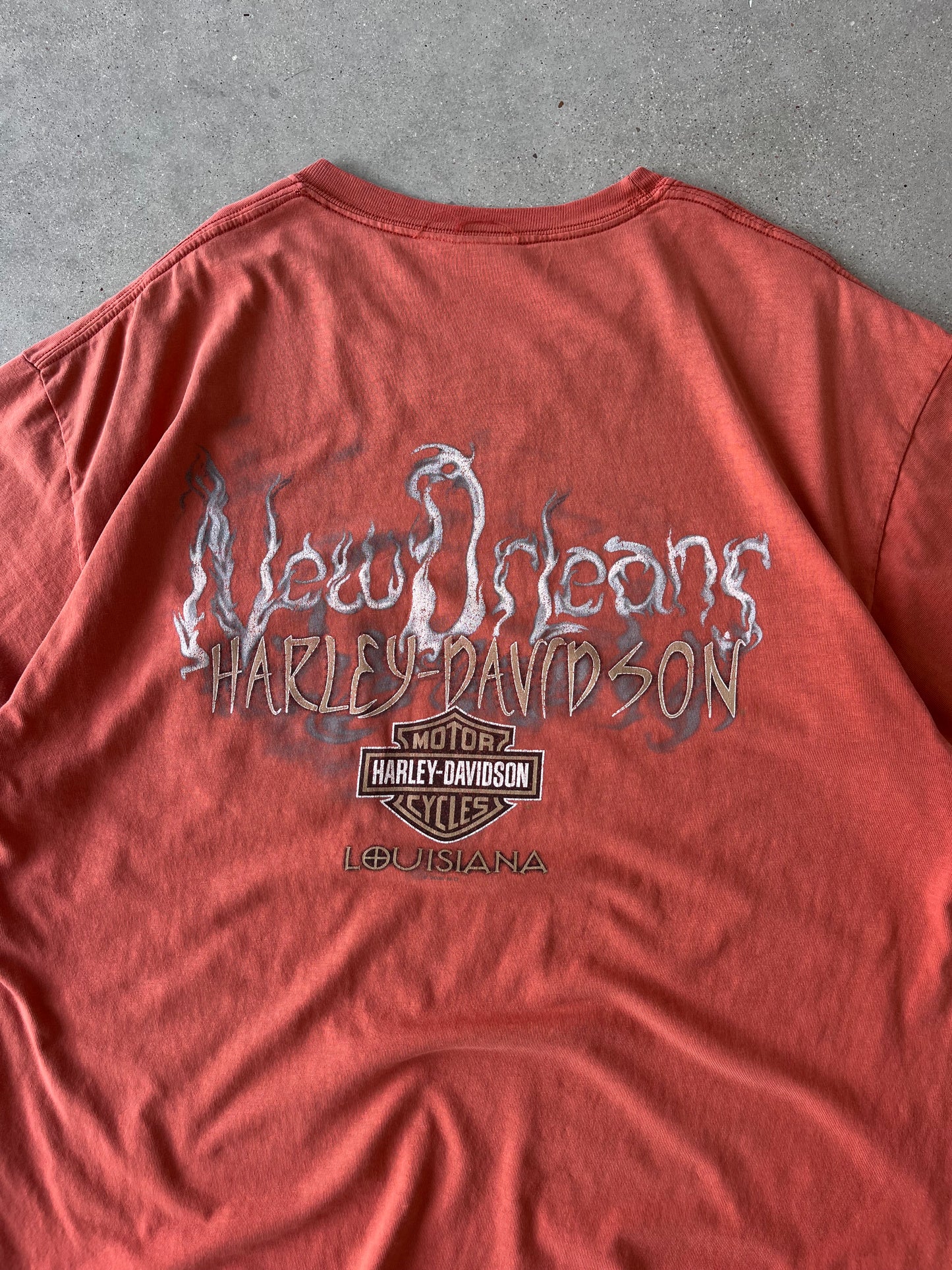 Vintage 2006 Louisiana Harley Davidson Tee - XL