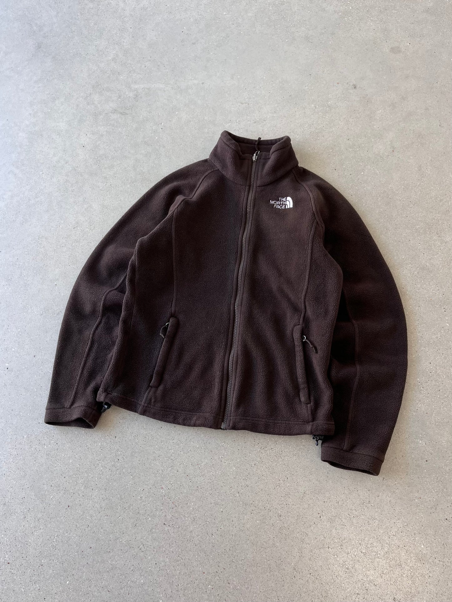 Vintage The North Face Women's Brown Fleece Jacket - S