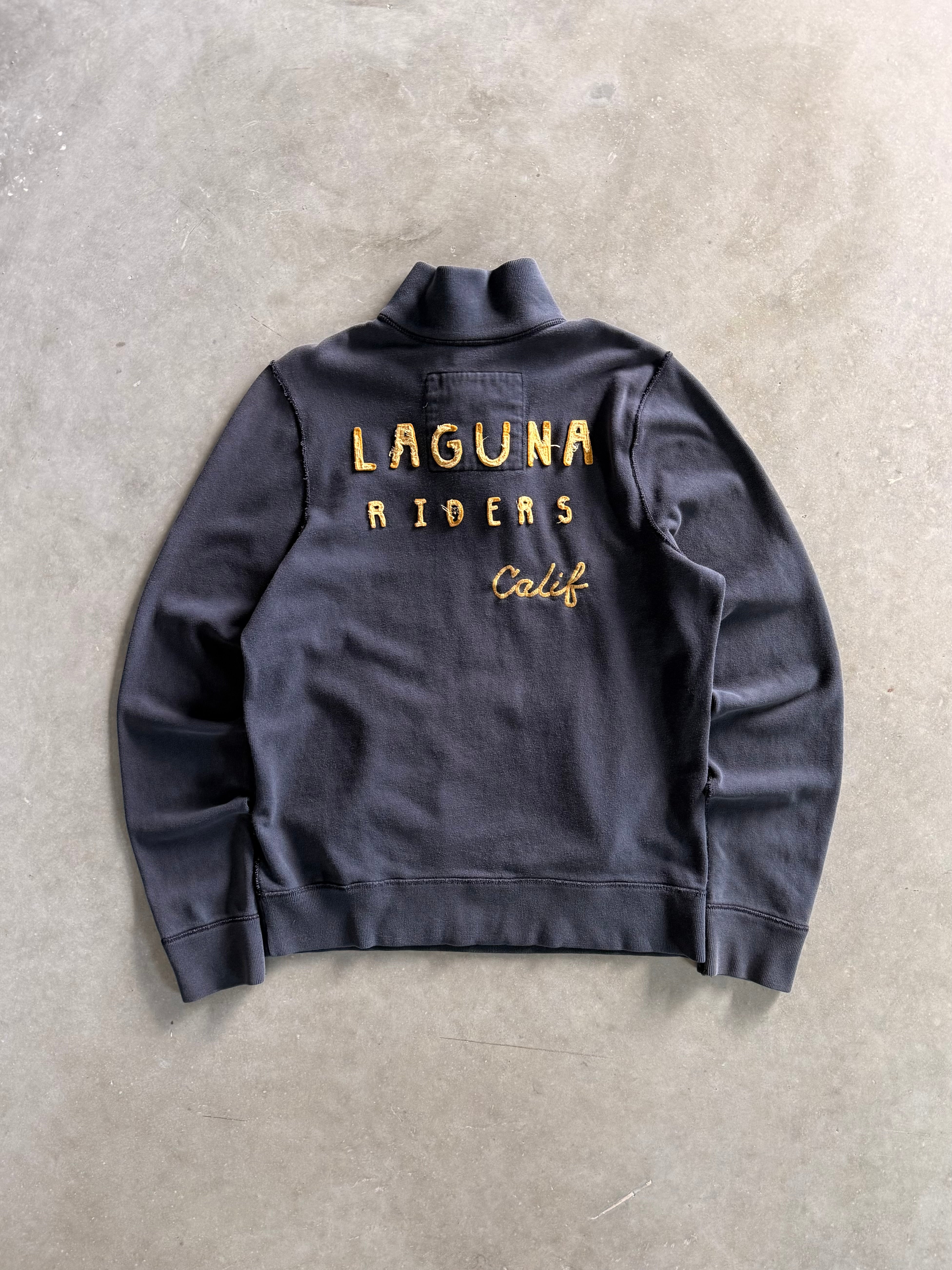 Vintage Hollister Laguna Riders Quarter Button-up Sweater - XL